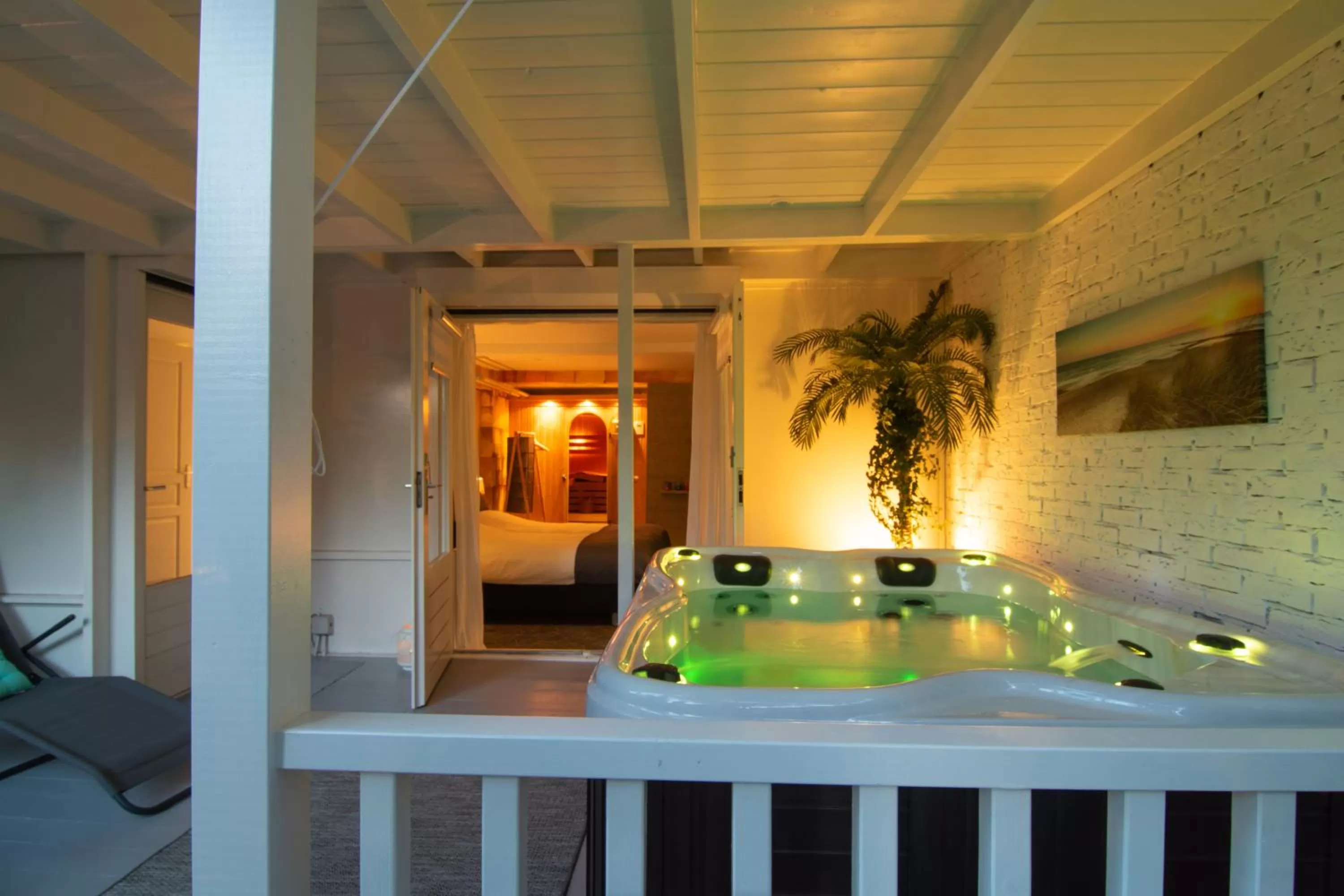 Double or Twin Room with Spa Access in B&B Bed & Sauna