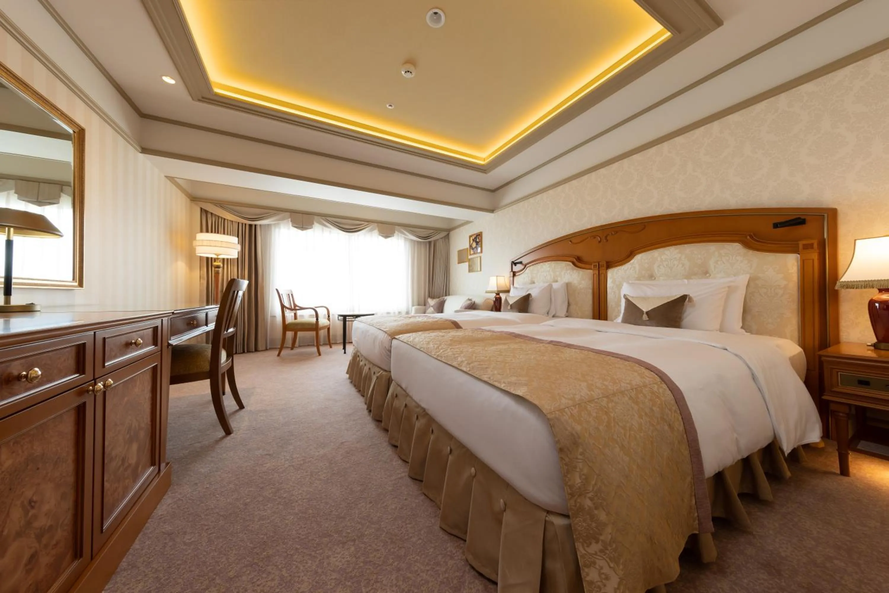 Renovated Twin Room with City View in Hotel Nikko Princess Kyoto