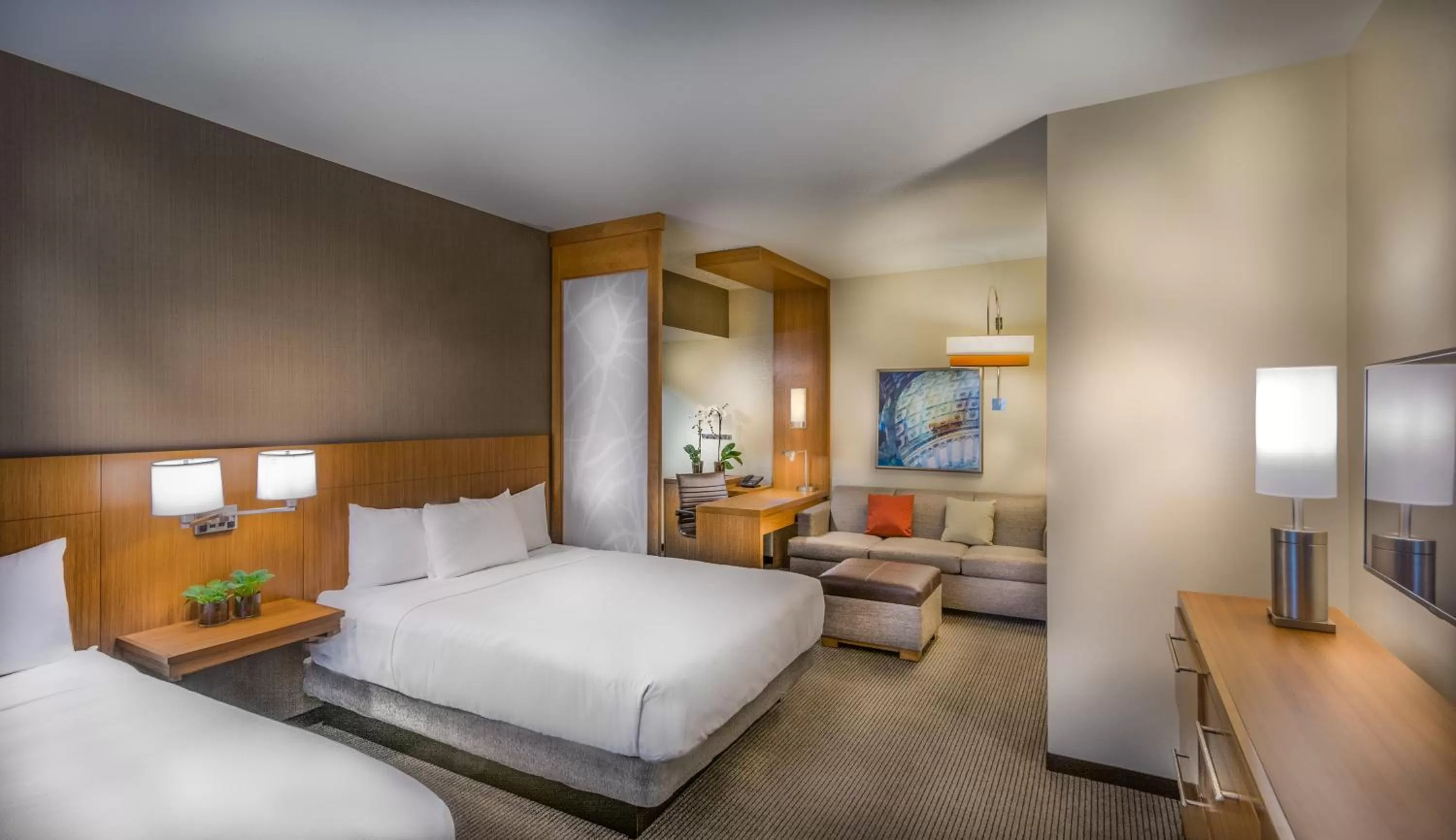 Specialty Queen Room with Two Queen Beds and Sofa Bed in Hyatt Place Washington DC/White House