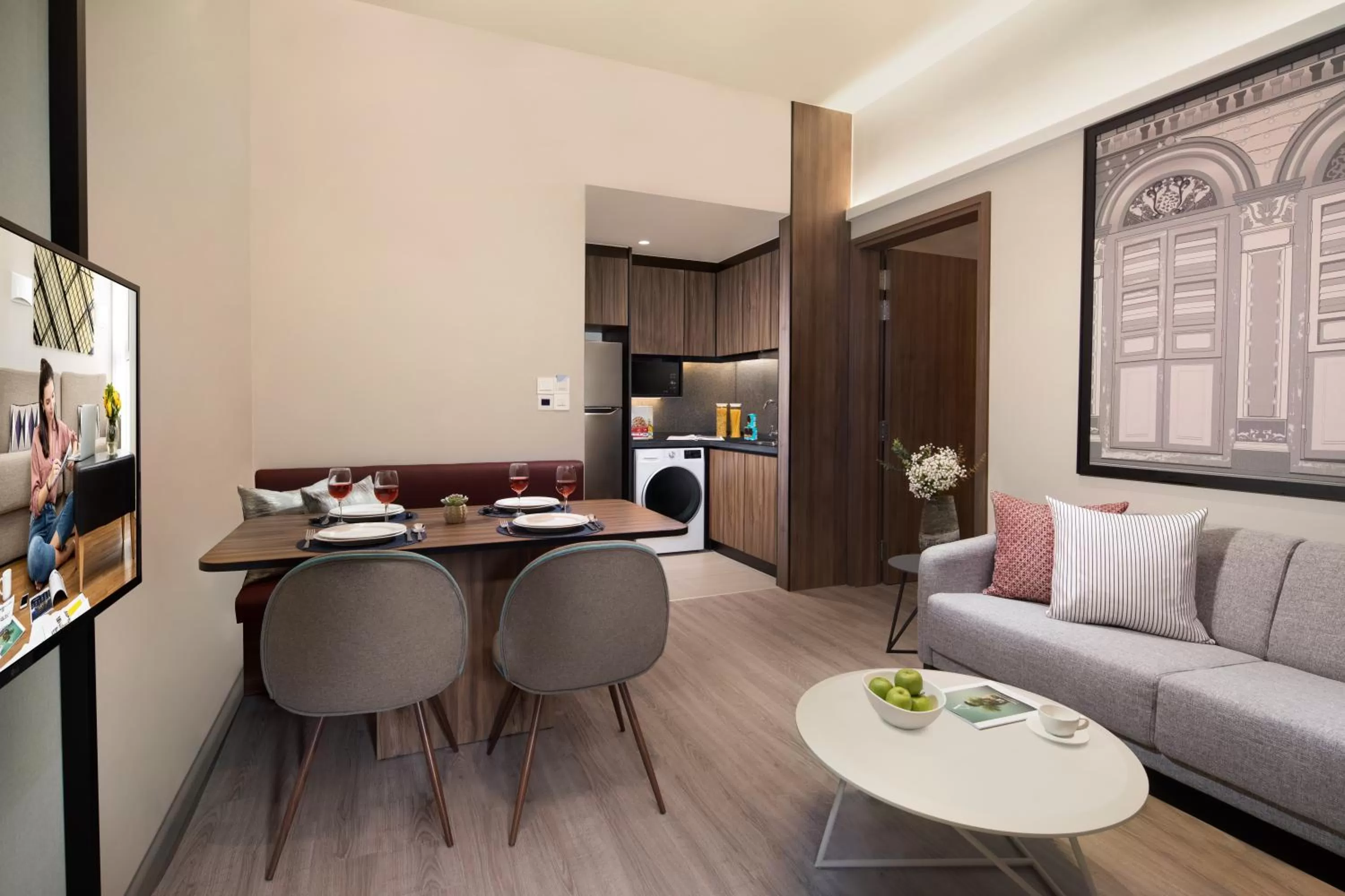 One-Bedroom Premier, 1 Queen Bed in Citadines Rochor Singapore