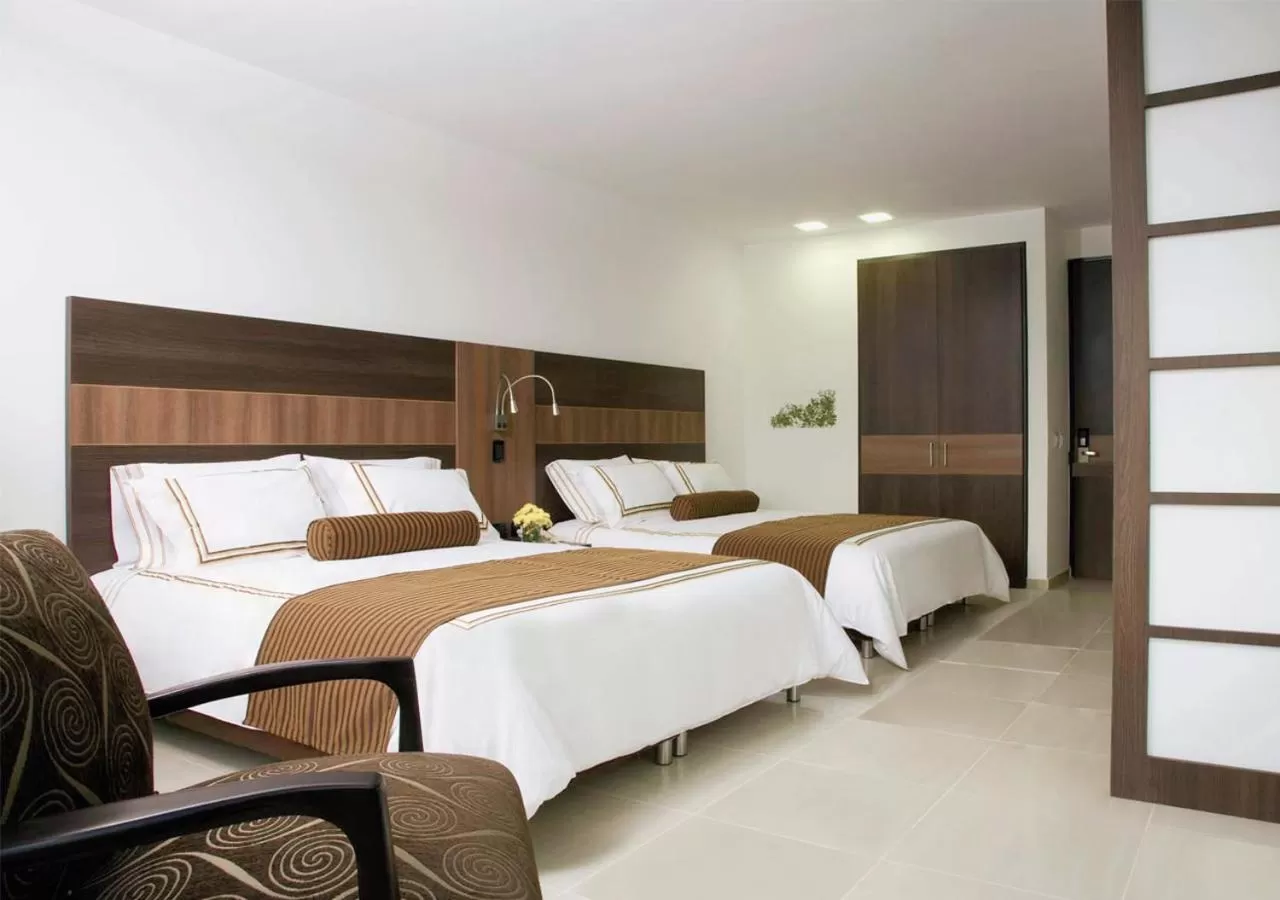 Twin Room in San Simon Hotel Pereira By Soratama