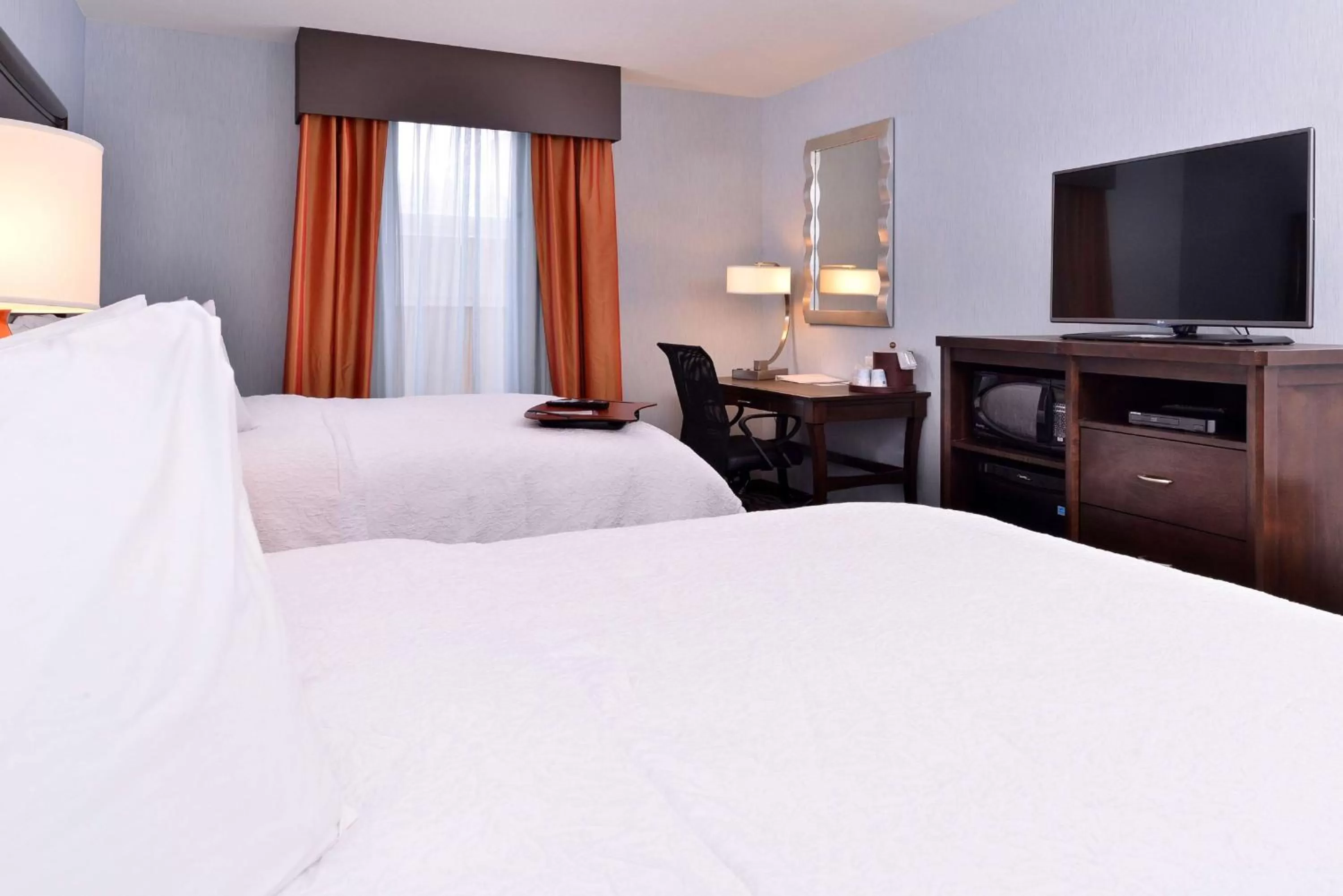 Queen Room with Two Queen Beds - Hearing Access/Non-Smoking in Hampton Inn Potsdam