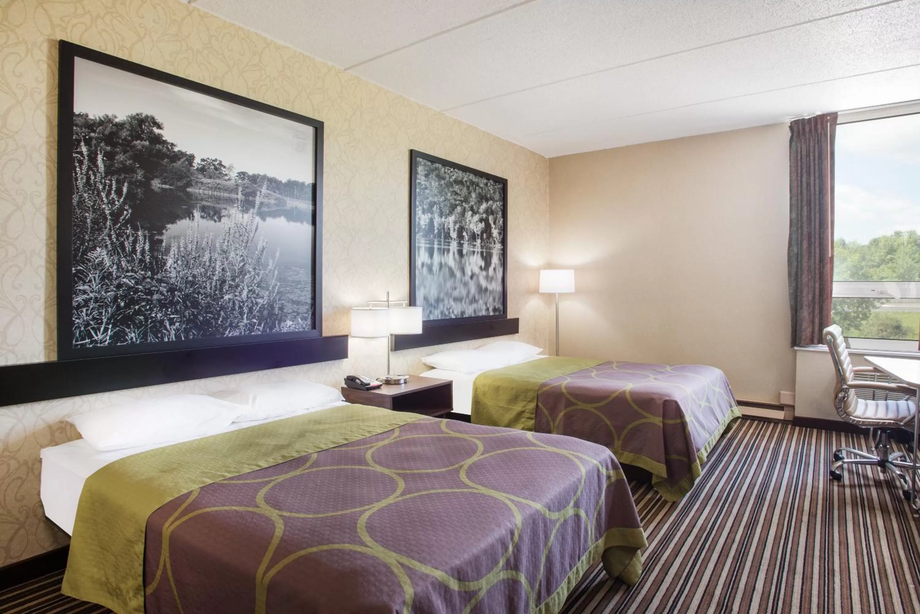 Double Room - Disability Access/Non-Smoking in Super 8 by Wyndham Plattsburgh