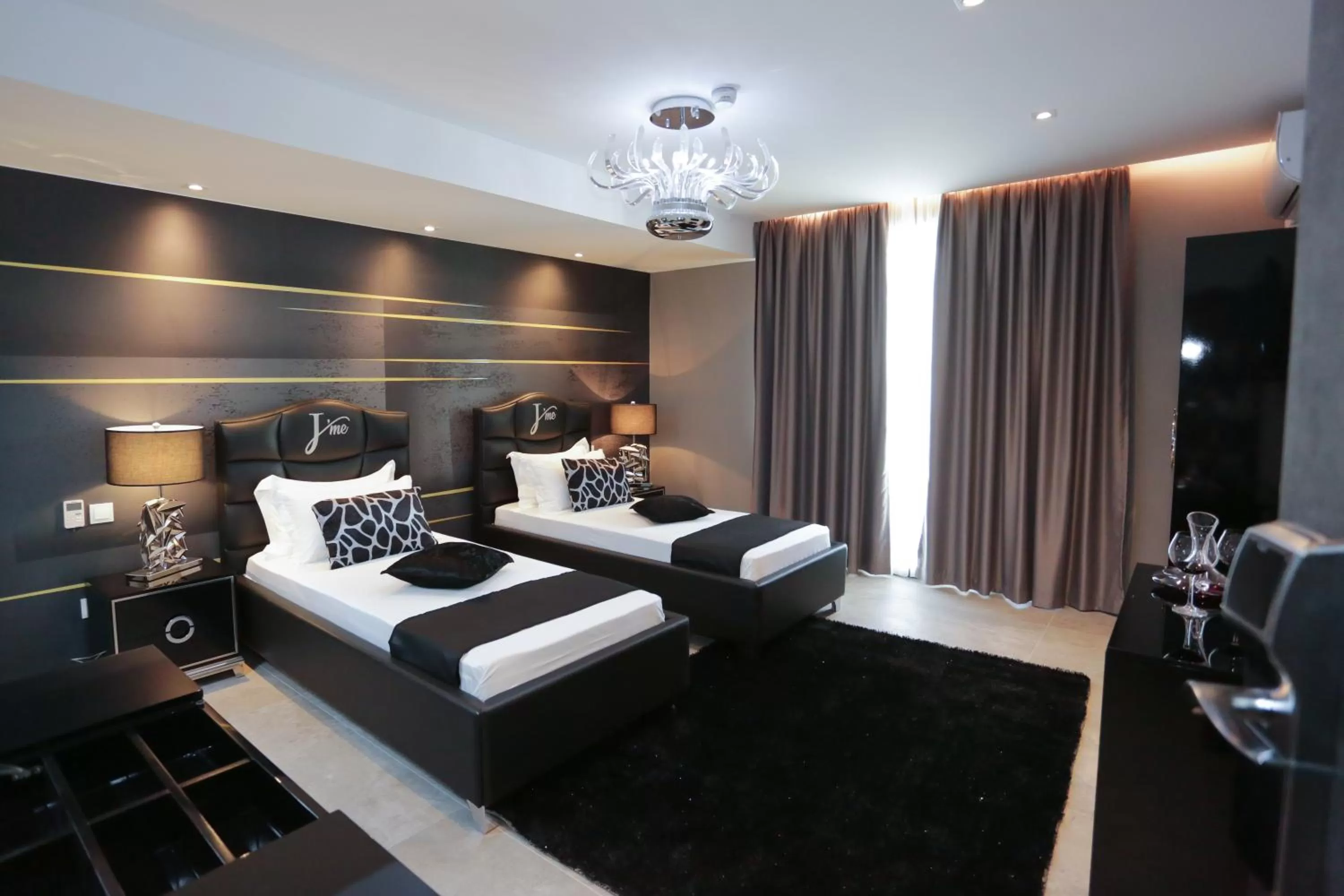 Twin Room with Balcony in J'Me Boutique Hotel - Adults only