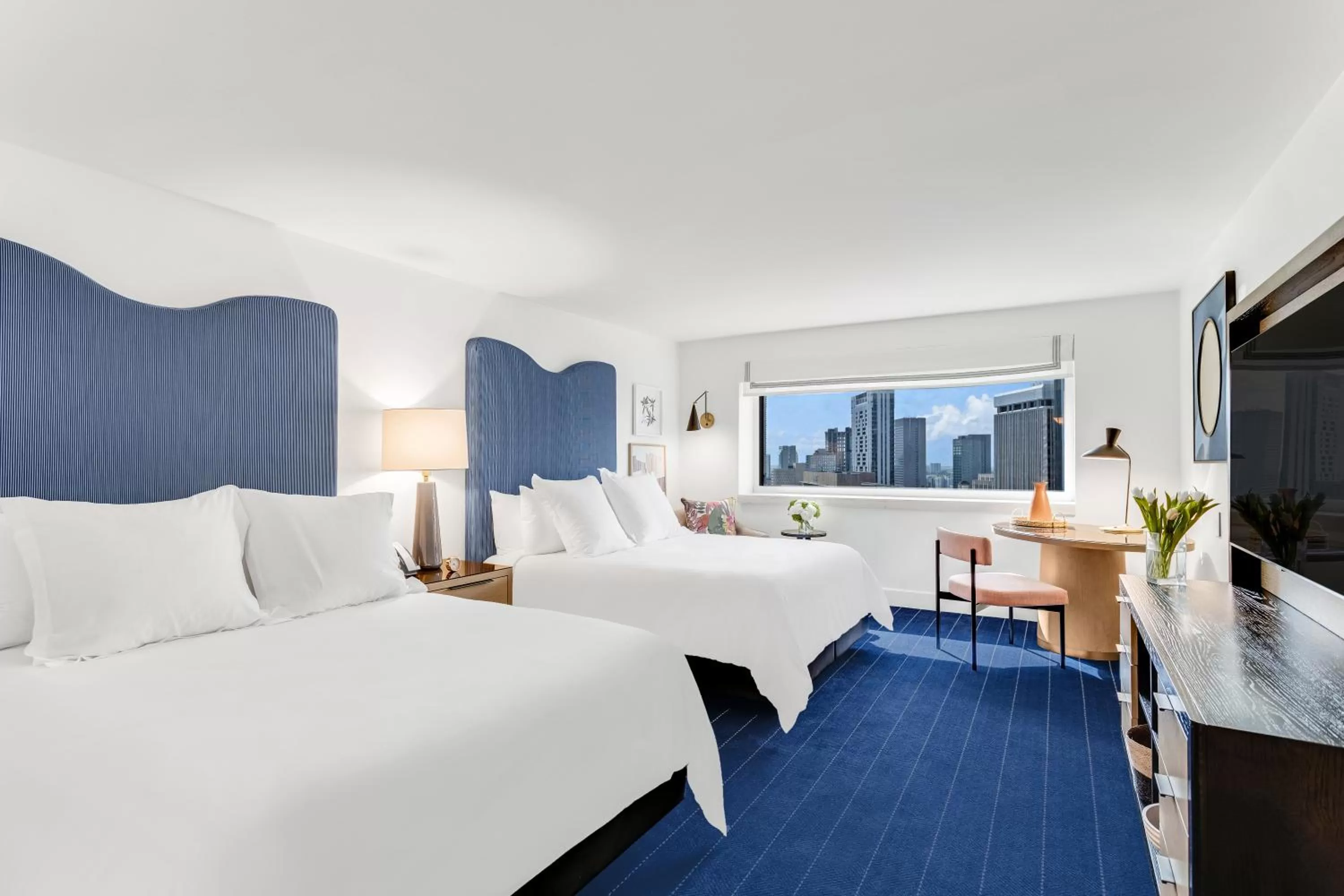 Classic Queen Room with Two Queen Beds and Skyline View in InterContinental Miami by IHG