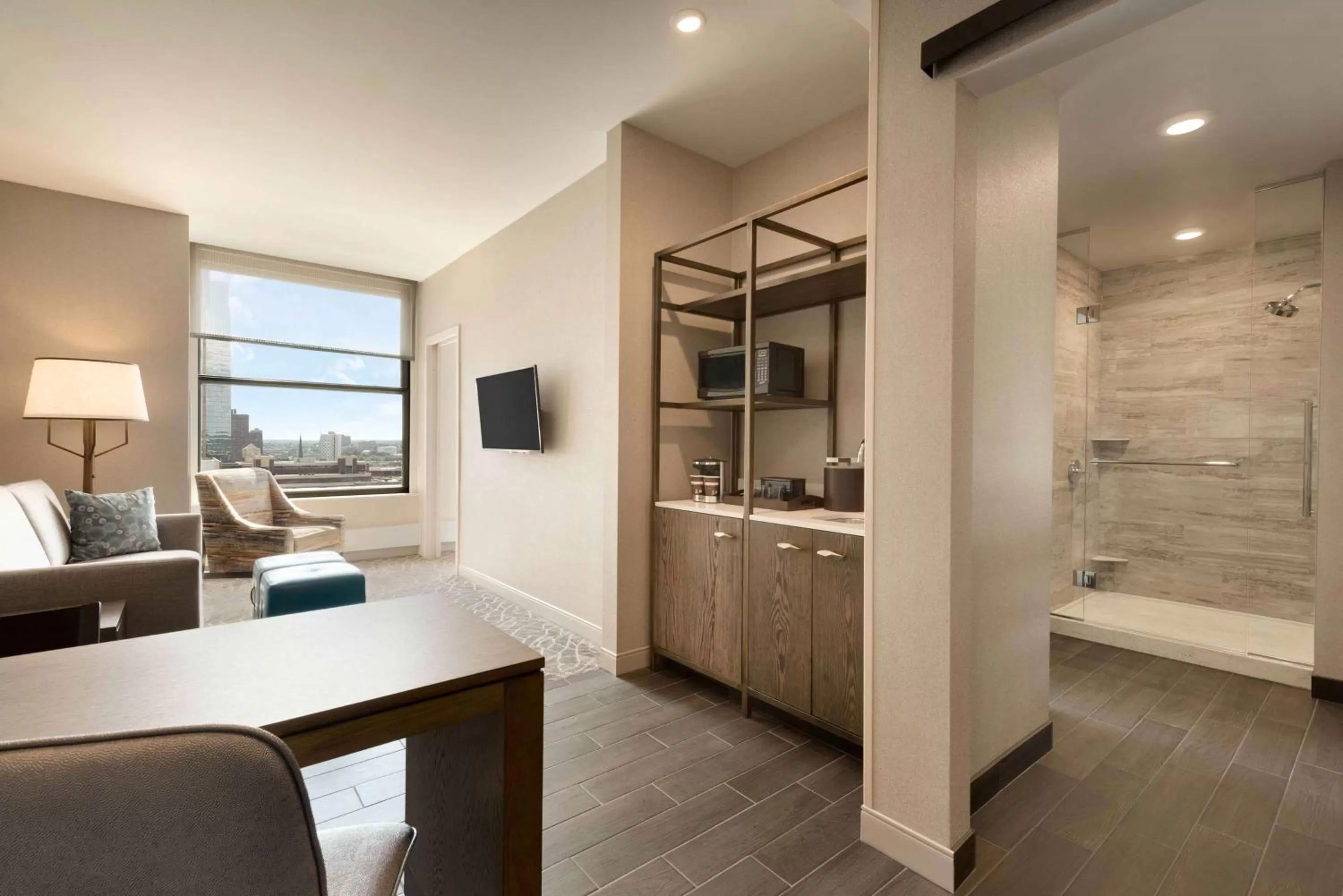 Queen Suite with Two Queen Beds in Embassy Suites By Hilton Minneapolis Downtown Hotel