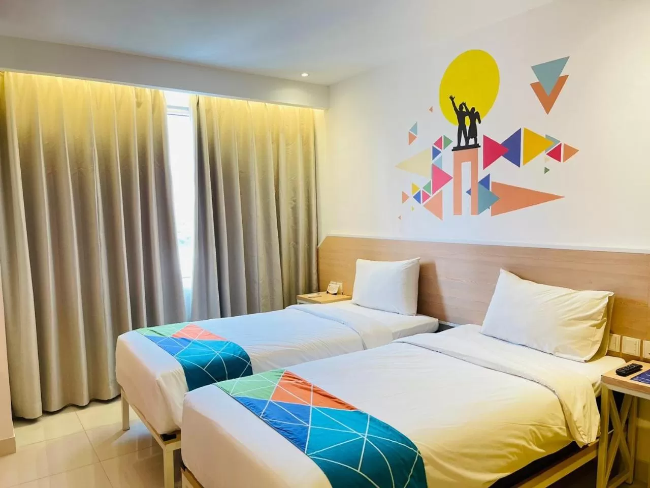 Deluxe Double or Twin Room in Dafam Express Jaksa Jakarta