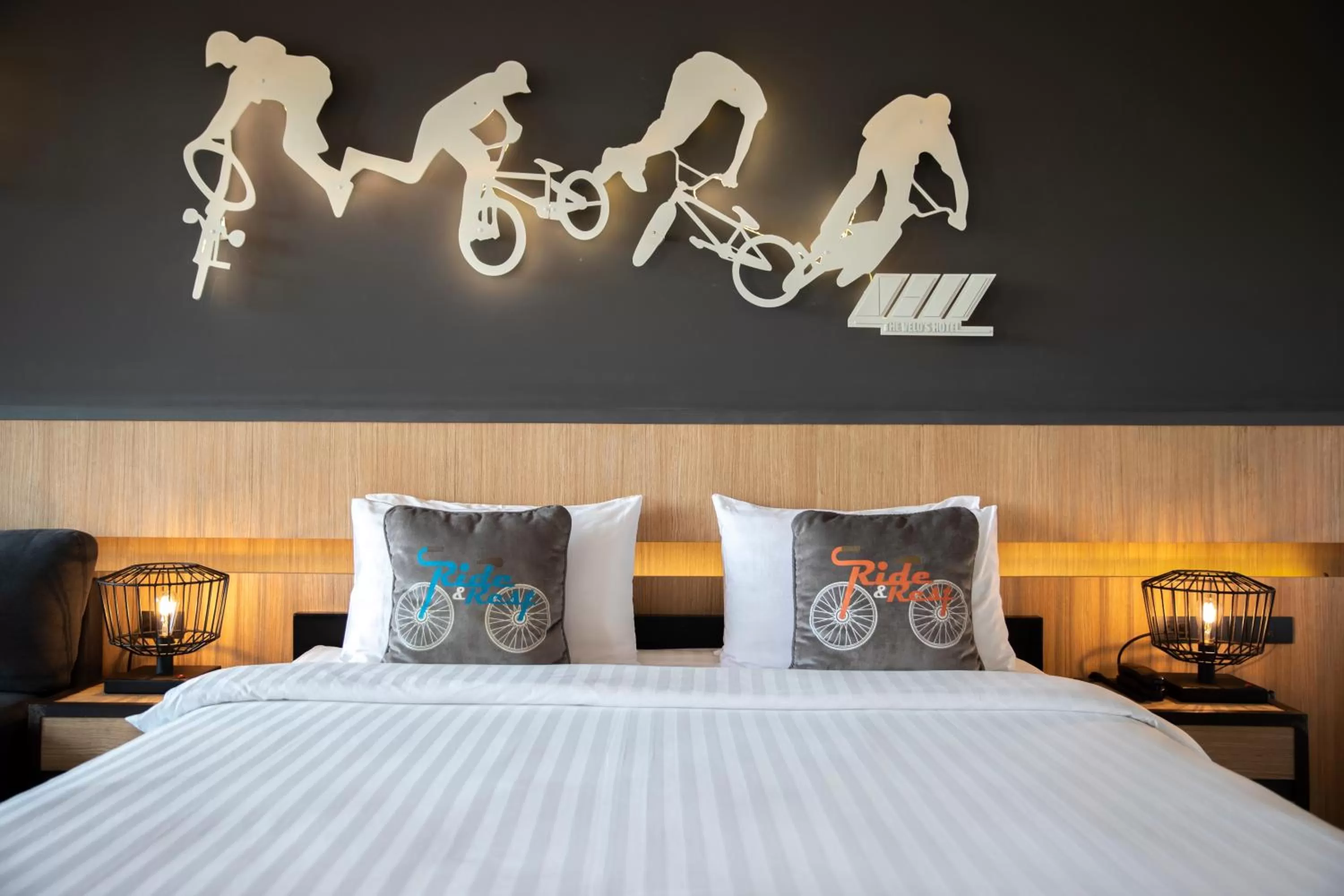 Double Room with Pool View in The VELO'S Hotel and Pumptrack