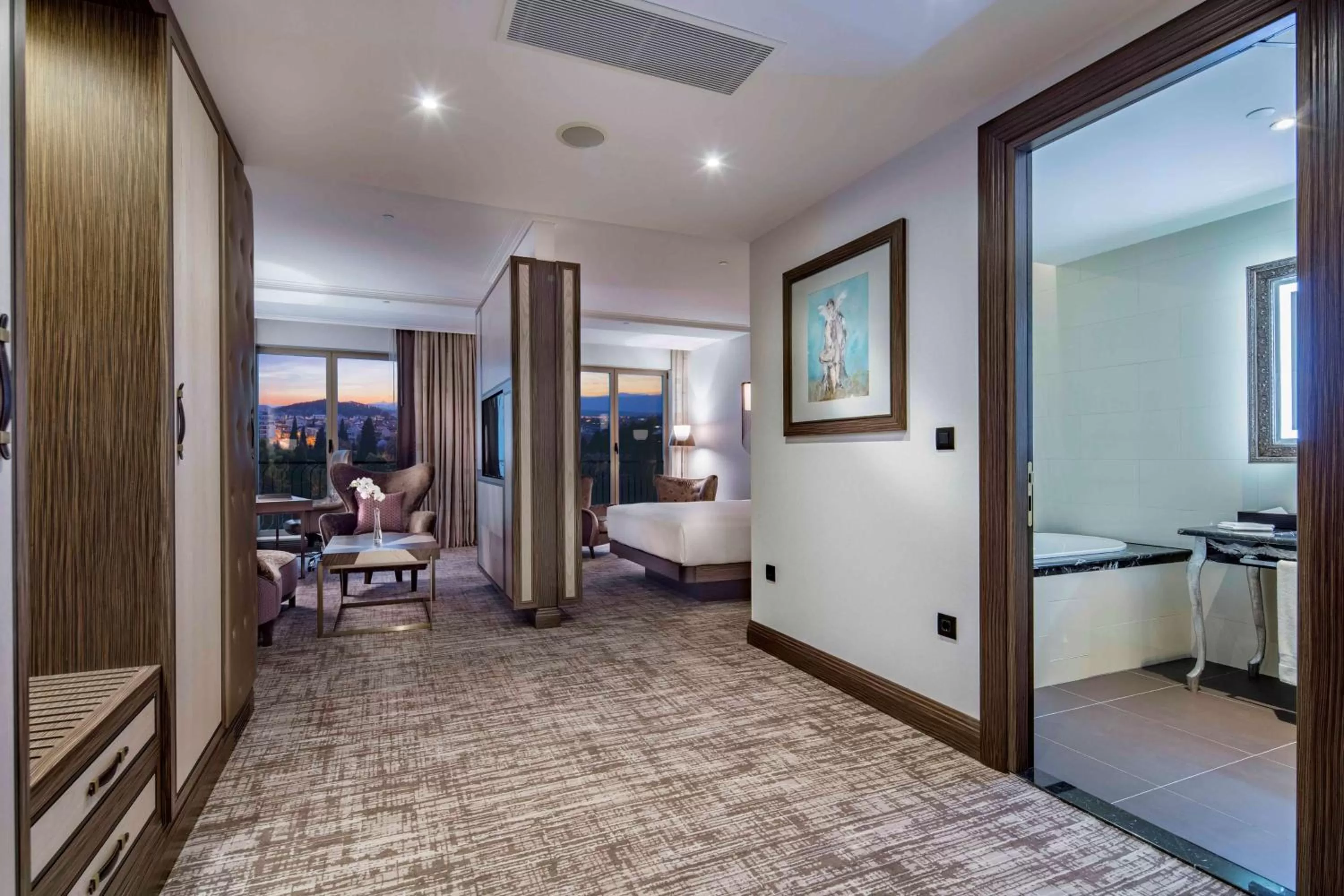 Junior King Suite - Lounge Access in Hilton Podgorica Crna Gora