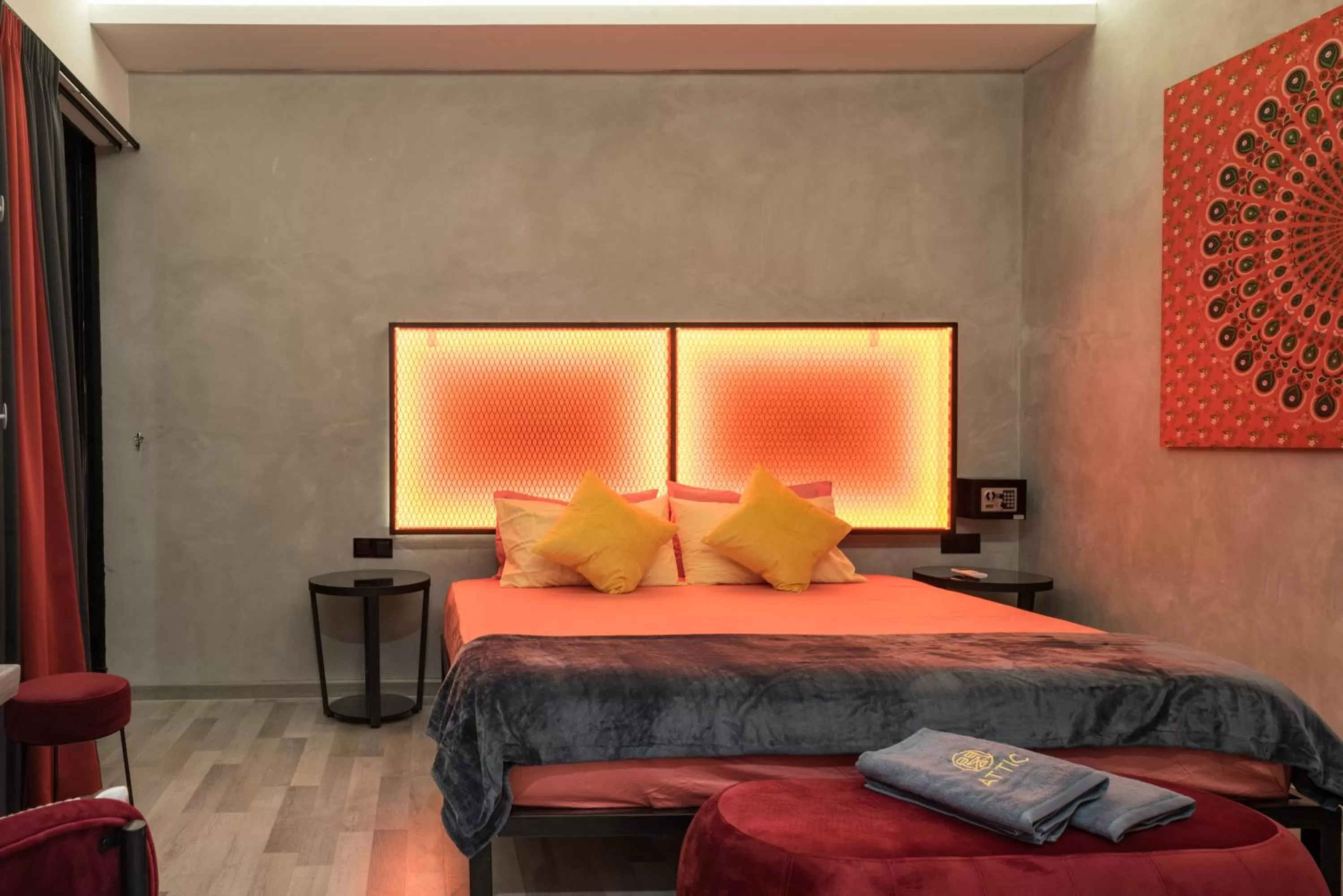 Deluxe Double Room with Balcony in Attic Hotel