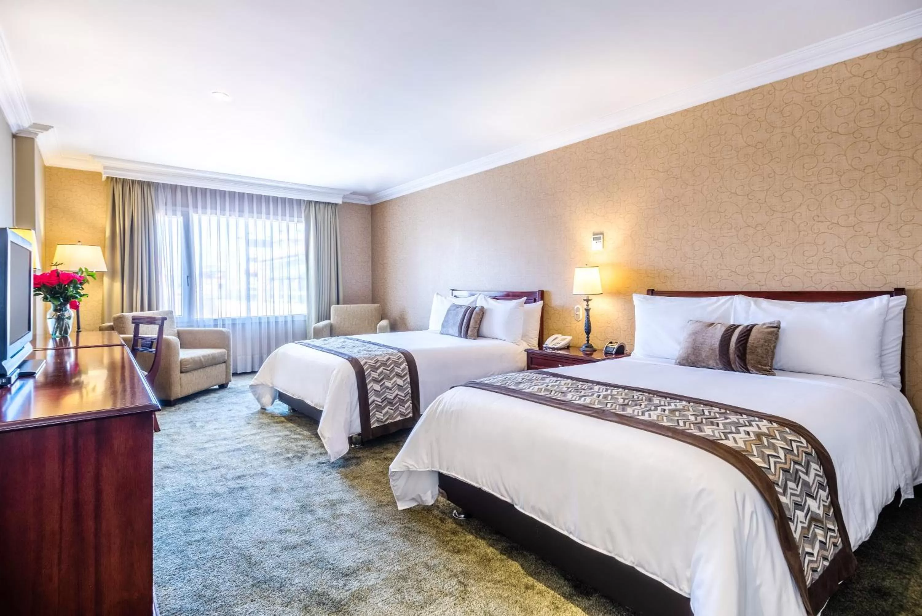 Standard Double Room with Two Double Beds in Apartamentos Dann