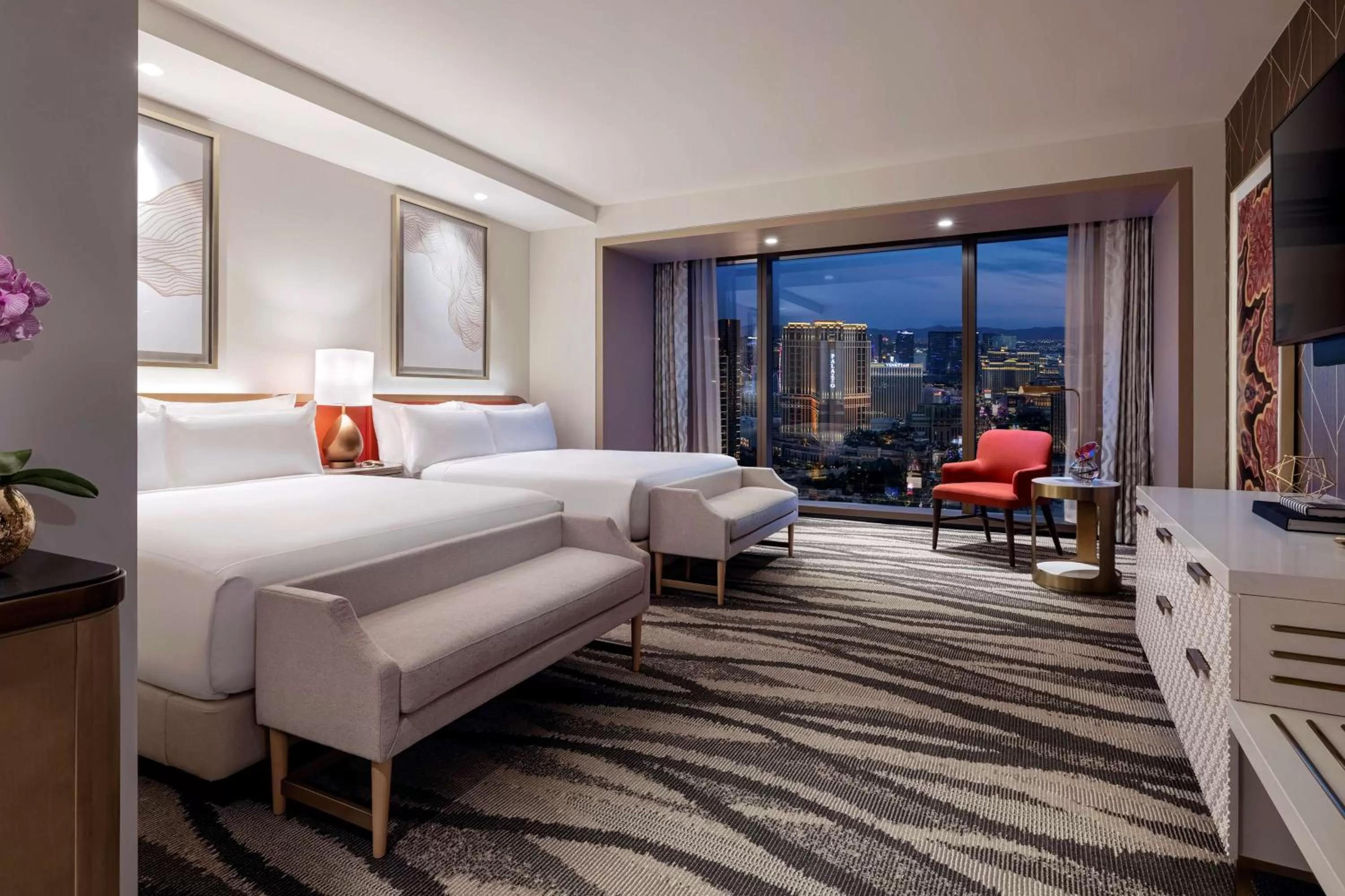Two-Bedroom Presidential Suite in Conrad Las Vegas At Resorts World