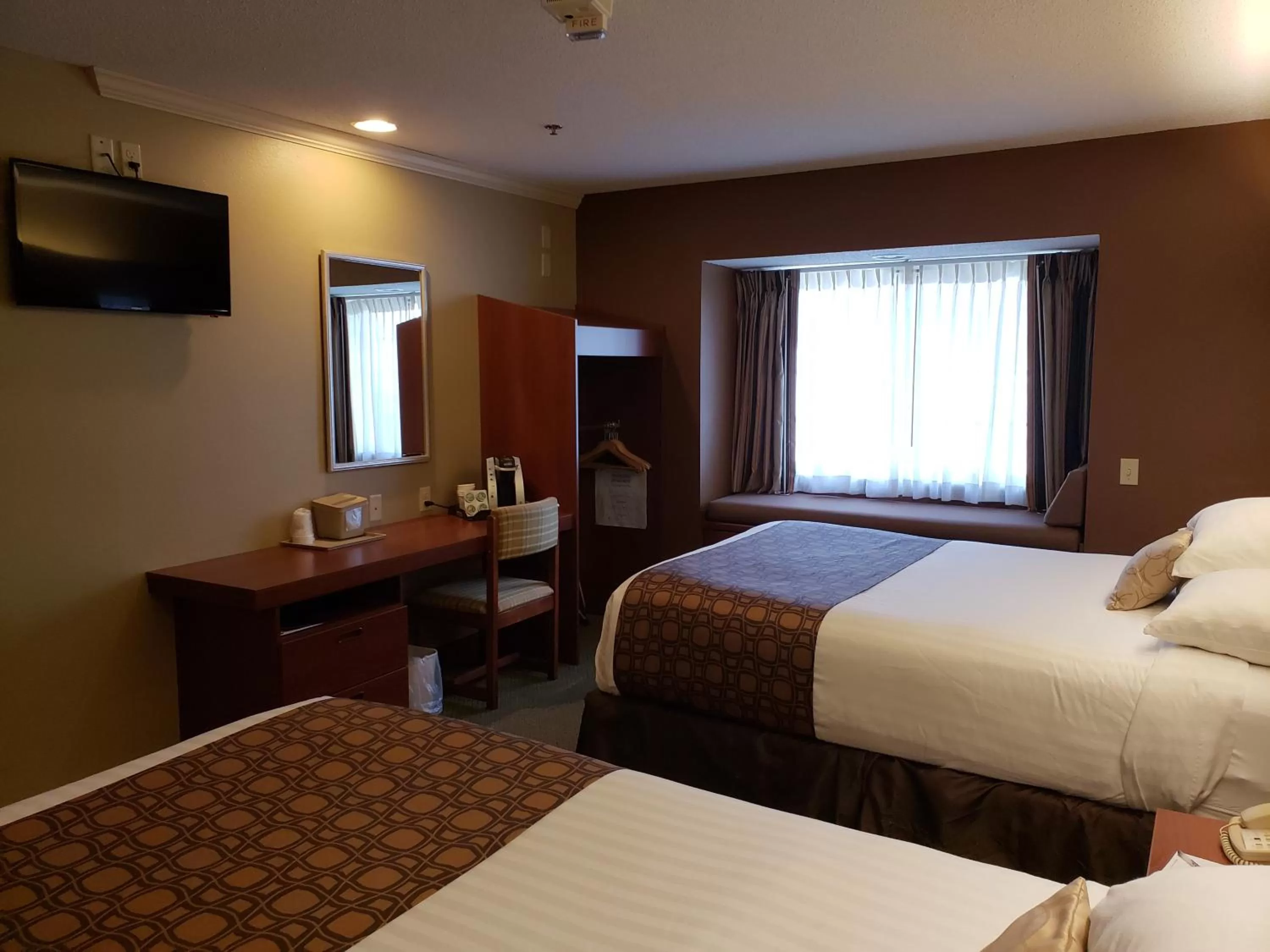 Deluxe Queen Room with Two Queen Beds - Disability Access - Non-Smoking in Microtel Inn & Suites by Wyndham Dover New Hampshire