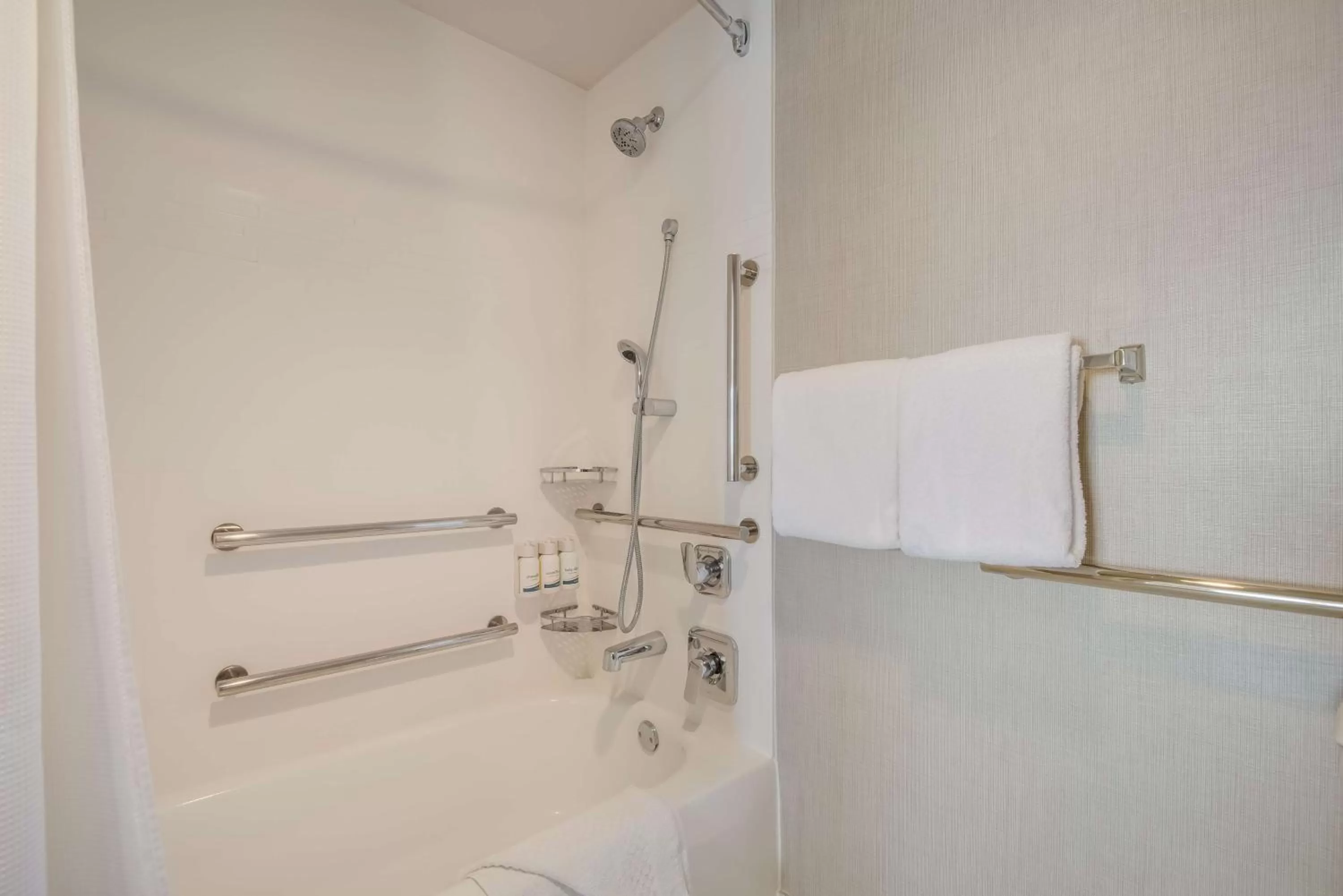 Studio Queen Roll-In Shower - Mobility / Hearing Accessible in Sonesta ES Suites Reno