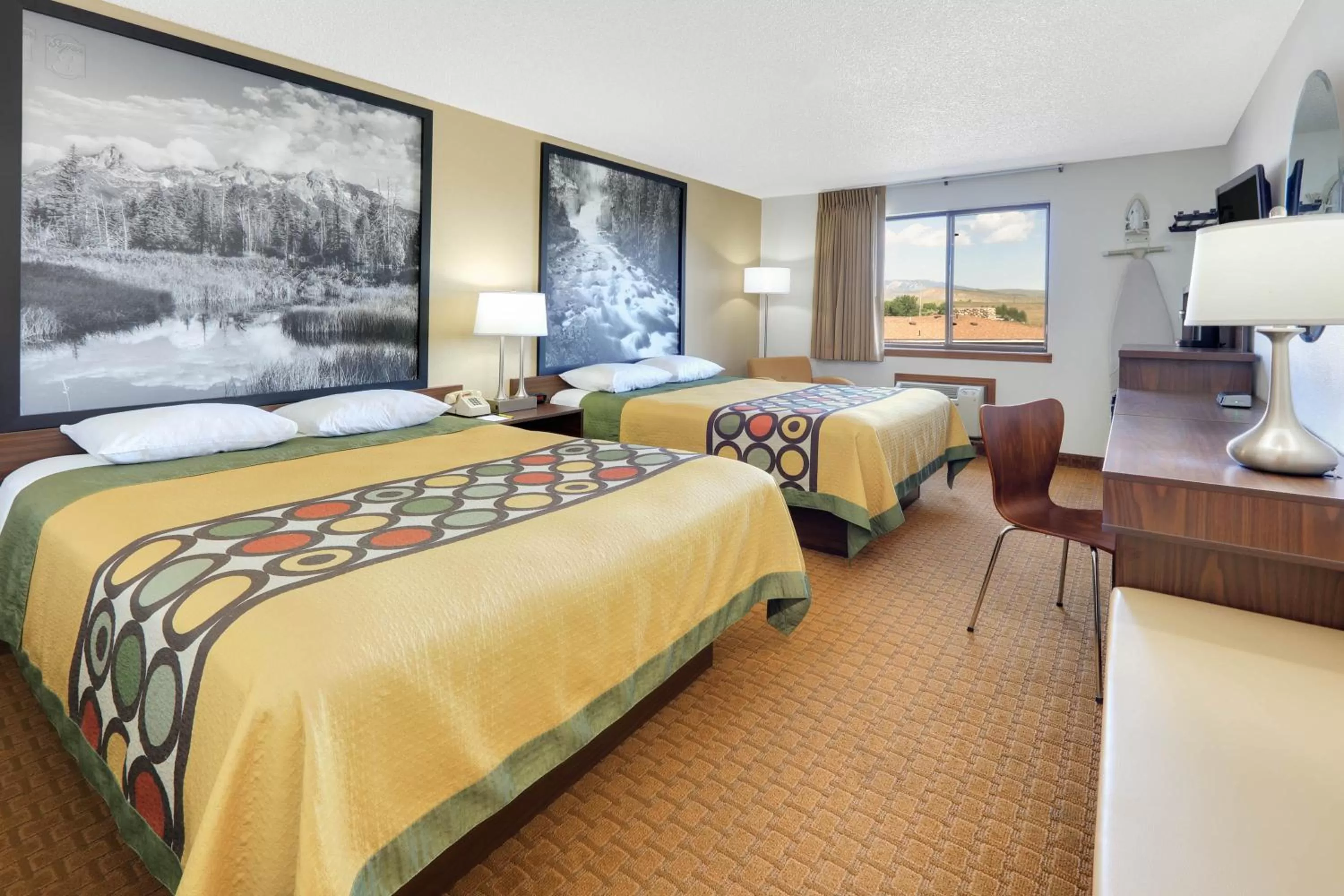 Queen Room with Two Queen Beds - Mobility Access/Non-Smoking in Super 8 by Wyndham Cody