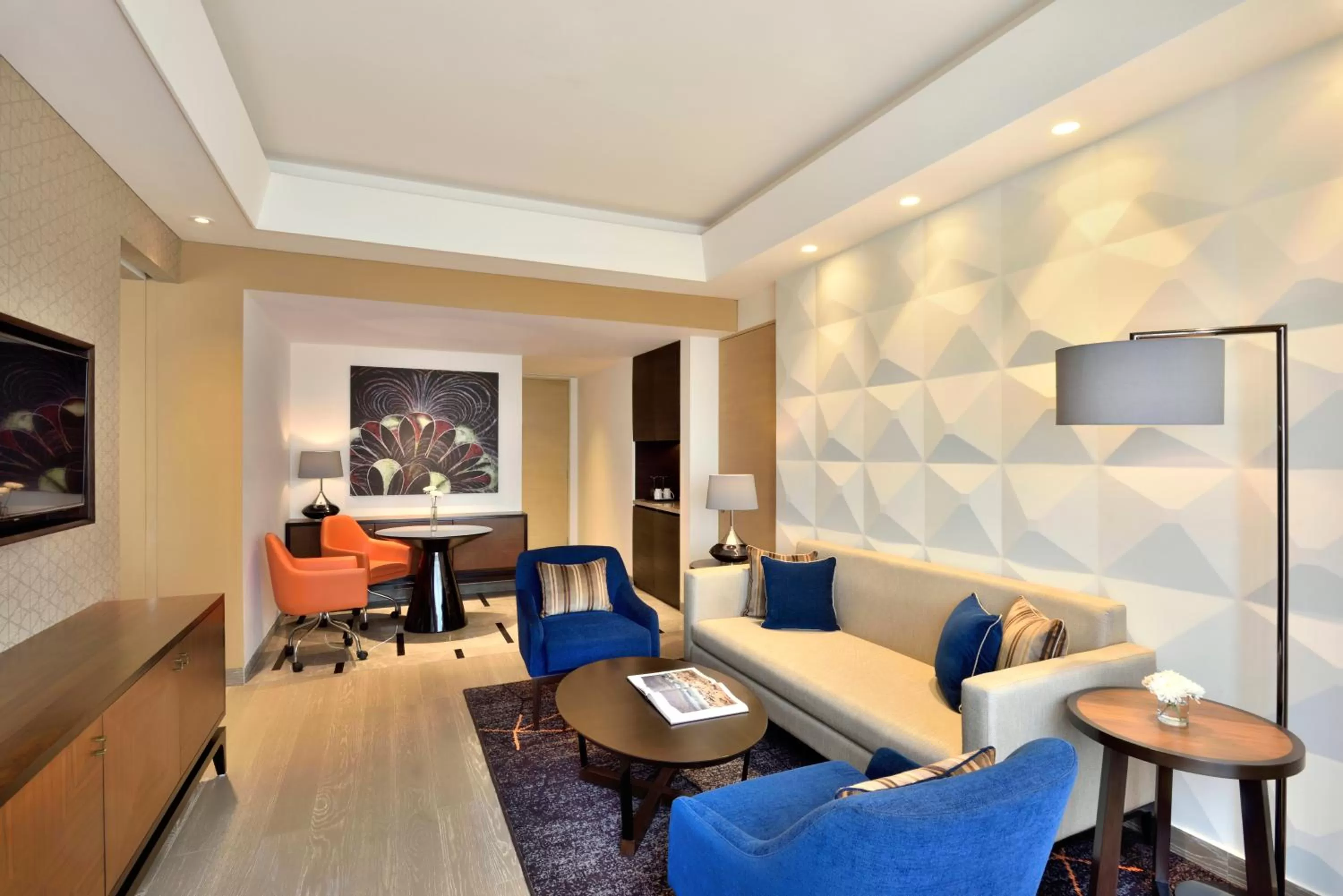 Living room in Radisson Blu Faridabad
