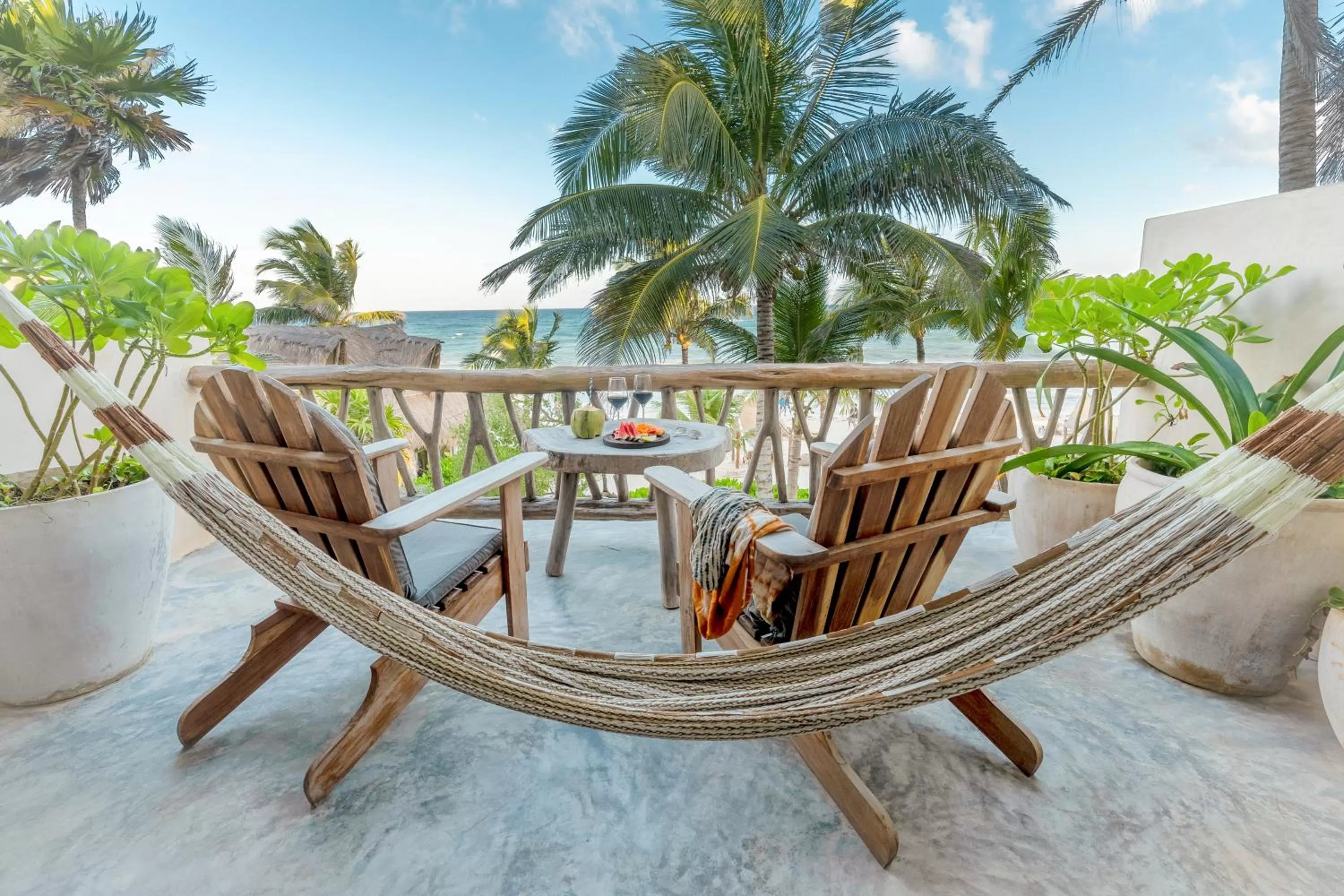 Junior Suite Beach front top level in Ahau Tulum - Beachfront Hotel