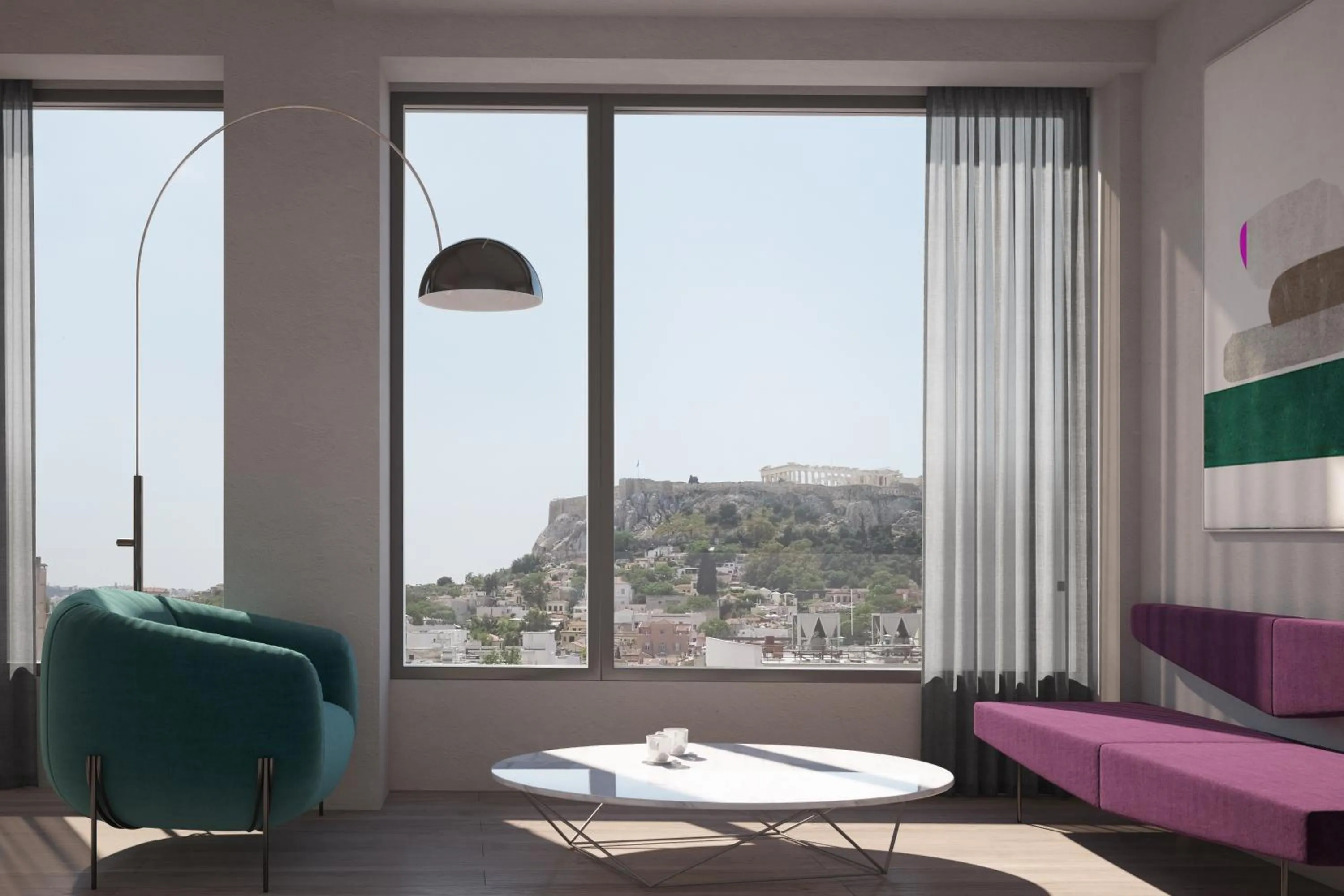 Junior Suite with Acropolis View in Athens Utopia Ermou