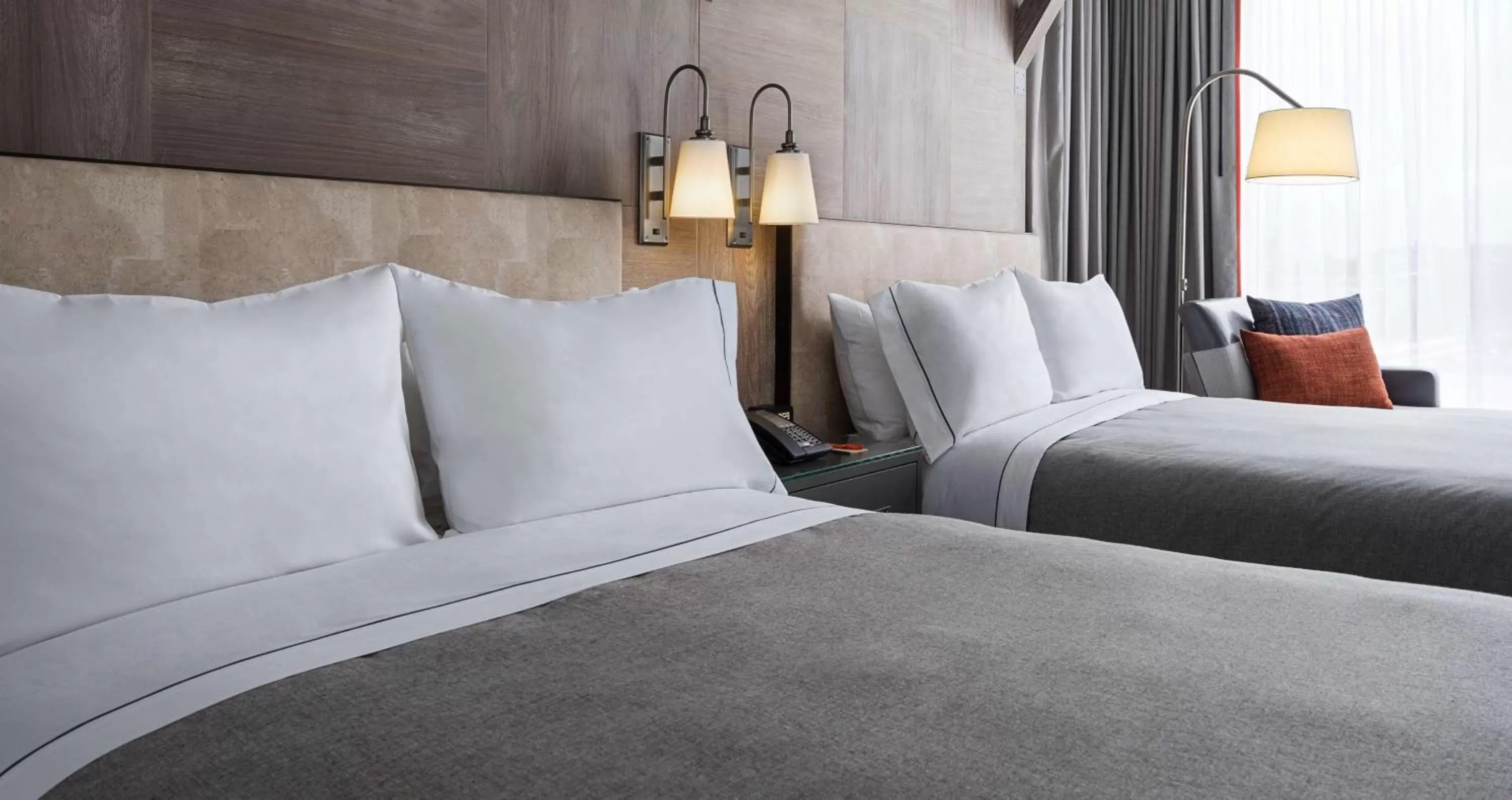 Queen Room with Two Queen Beds and River View in Canopy By Hilton Washington DC The Wharf