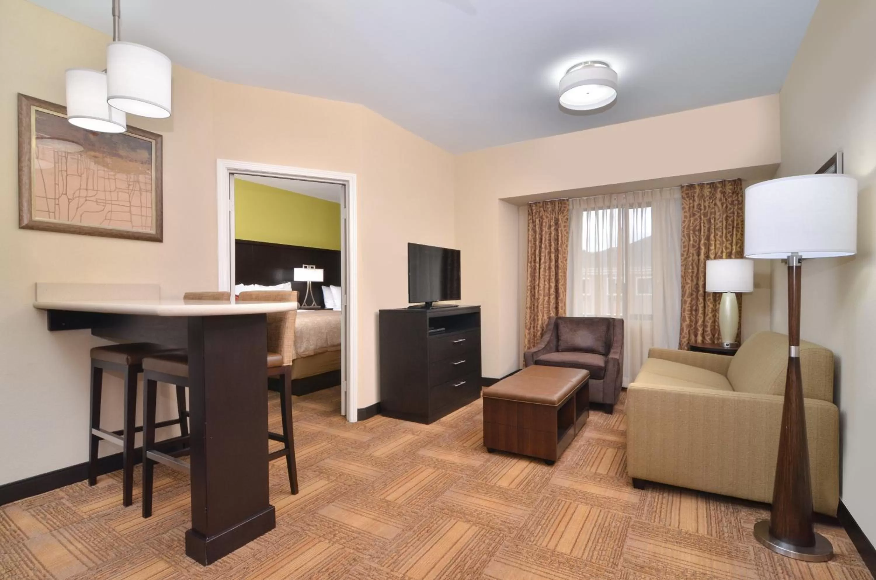 Two-Bedroom Suite - Mobility Accessible Roll In Shower in Staybridge Suites Tomball by IHG