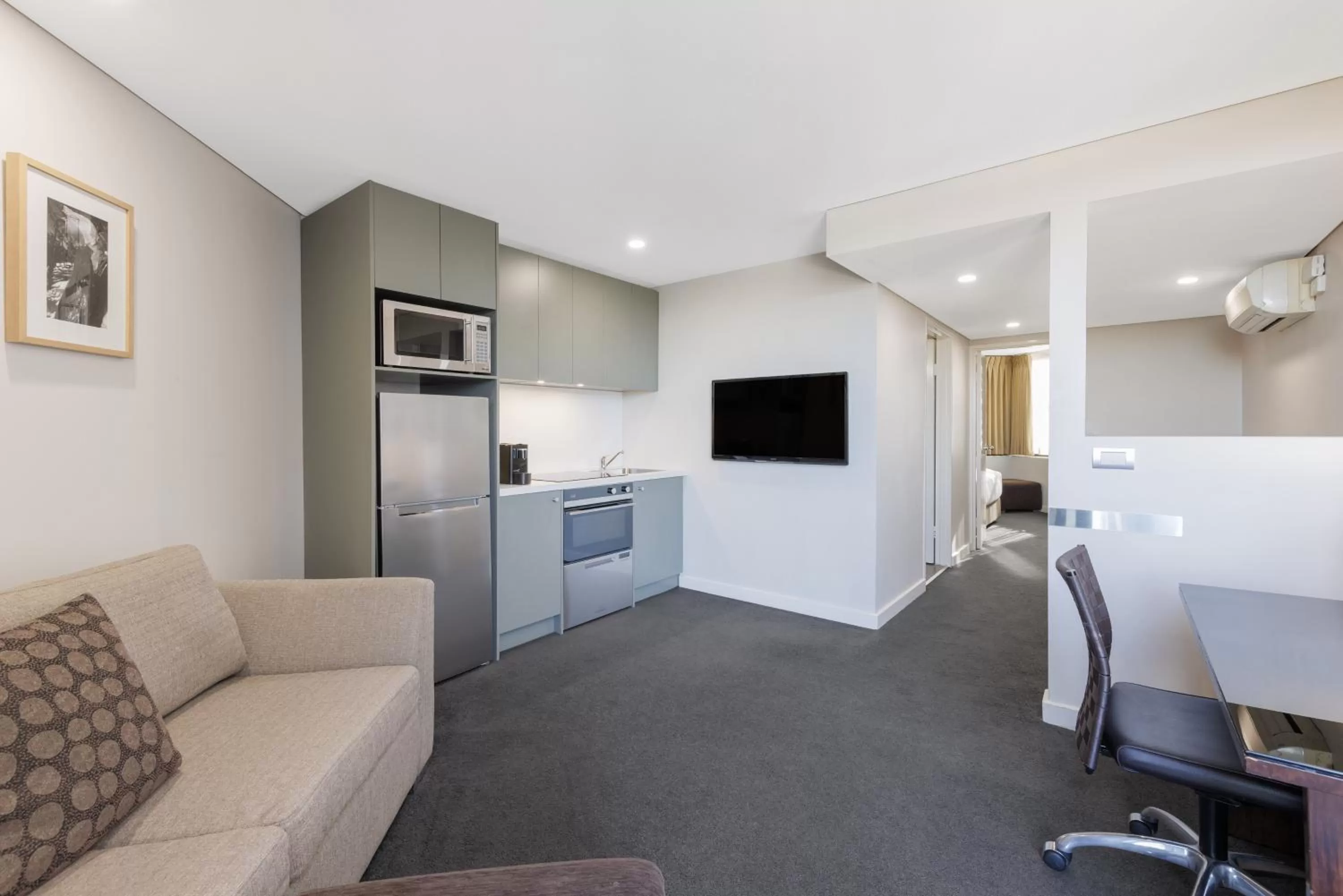 Two-Bedroom Apartment with Balcony in Amora Hotel Riverwalk Melbourne