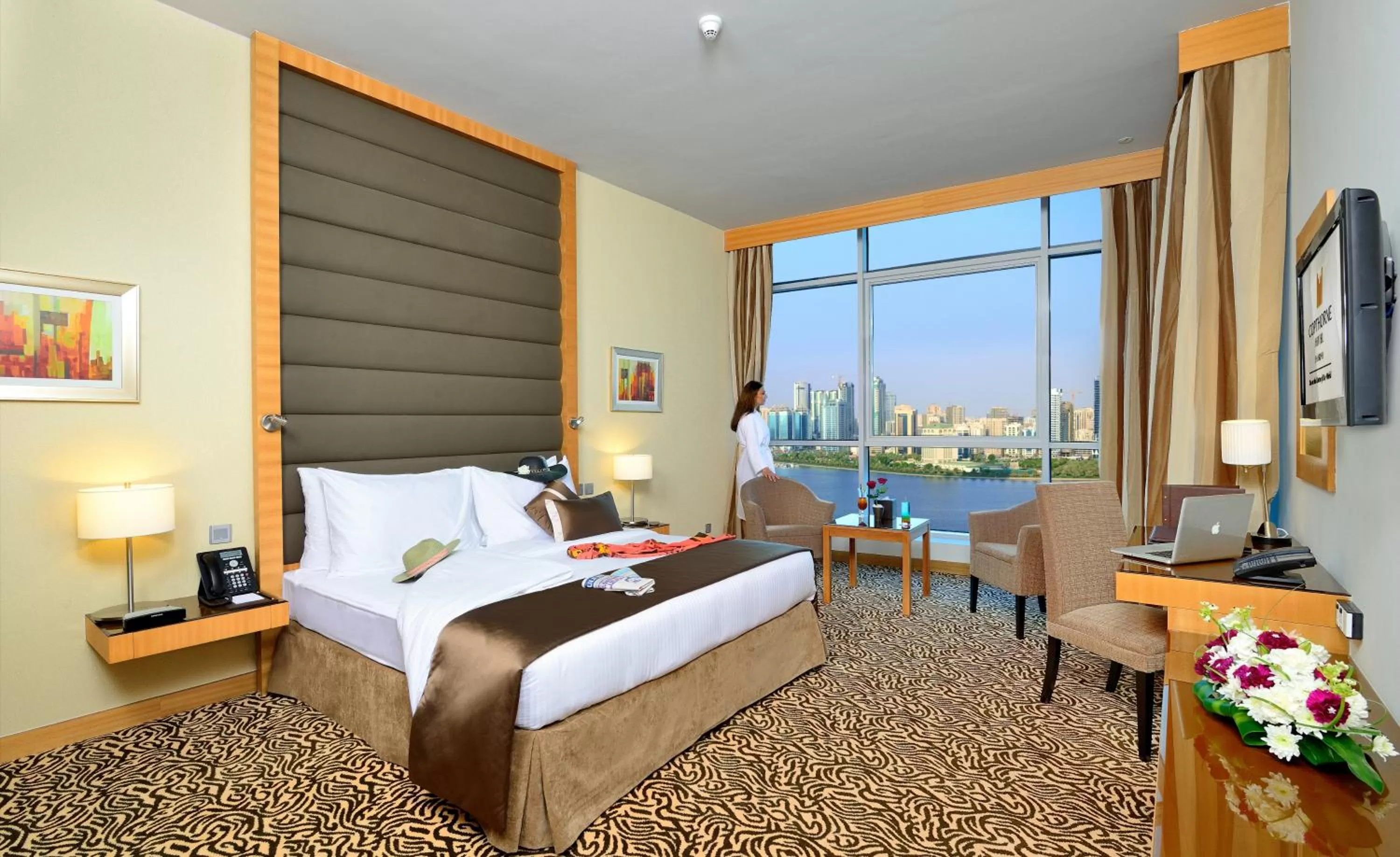 Lagoon View Room with One King Bed in Copthorne Hotel Sharjah