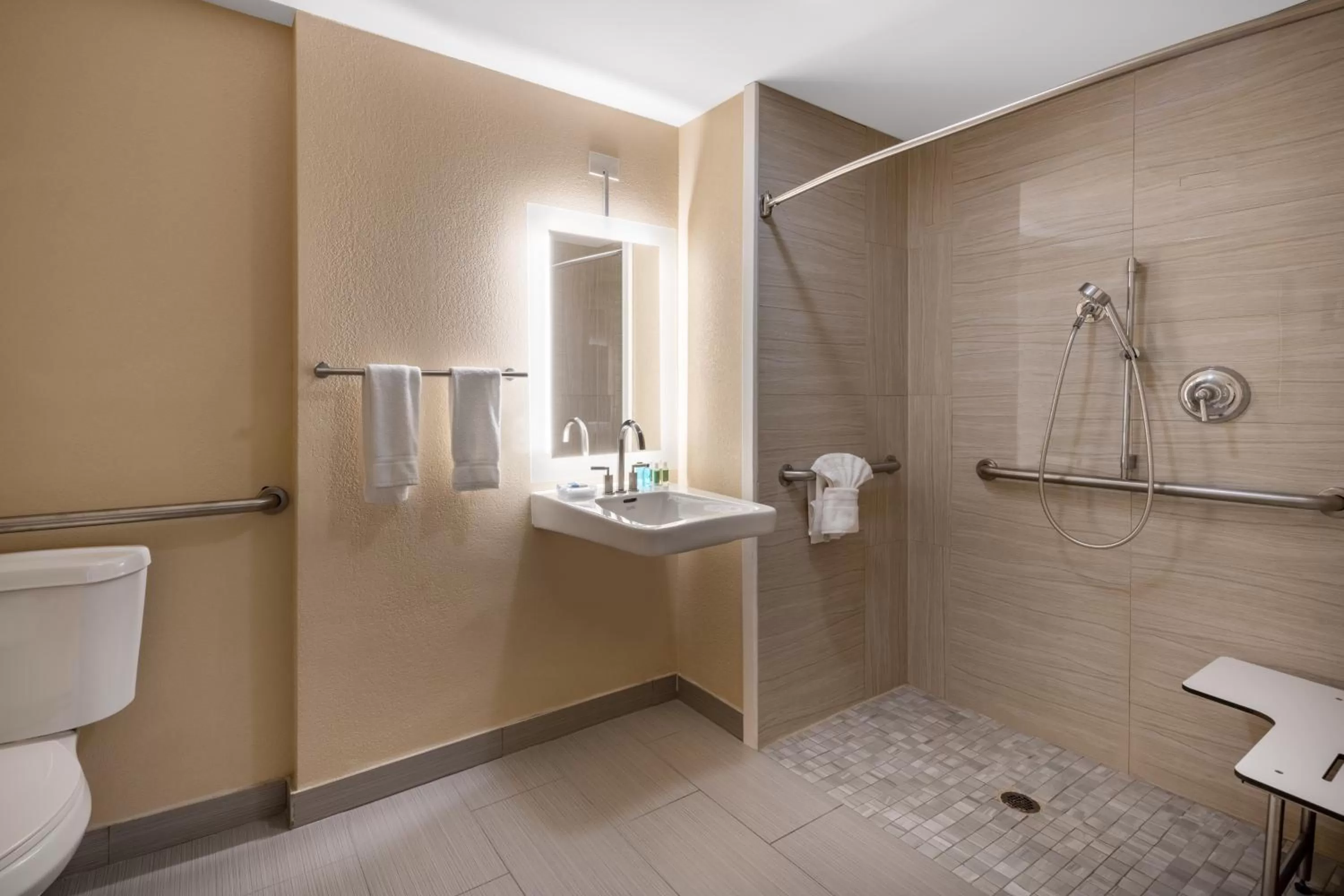 Standard King Room with Mobility Accessible Roll-In Shower in Holiday Inn Poughkeepsie by IHG