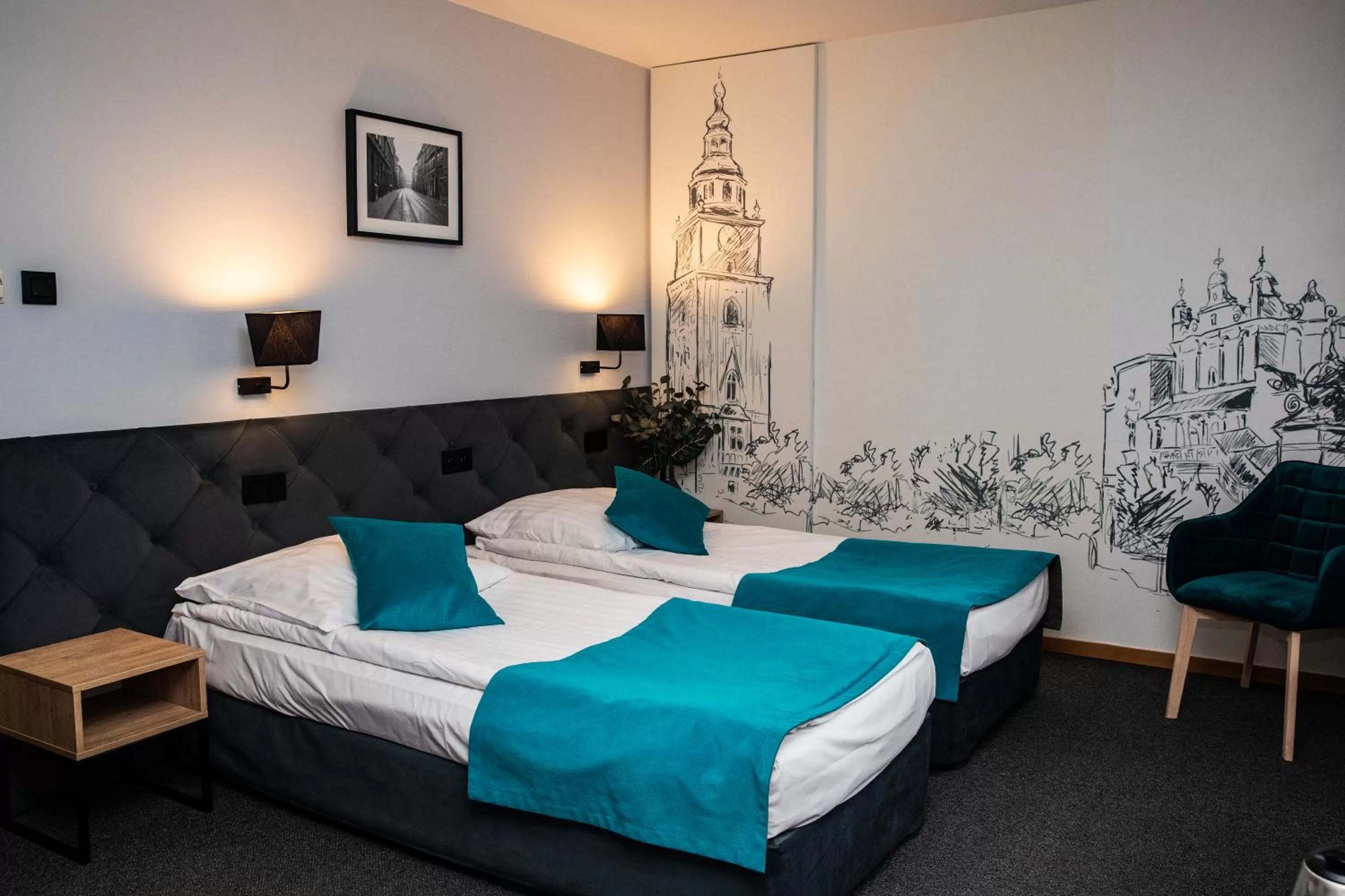 Standard Twin Room in Hotel Pod Wawelem