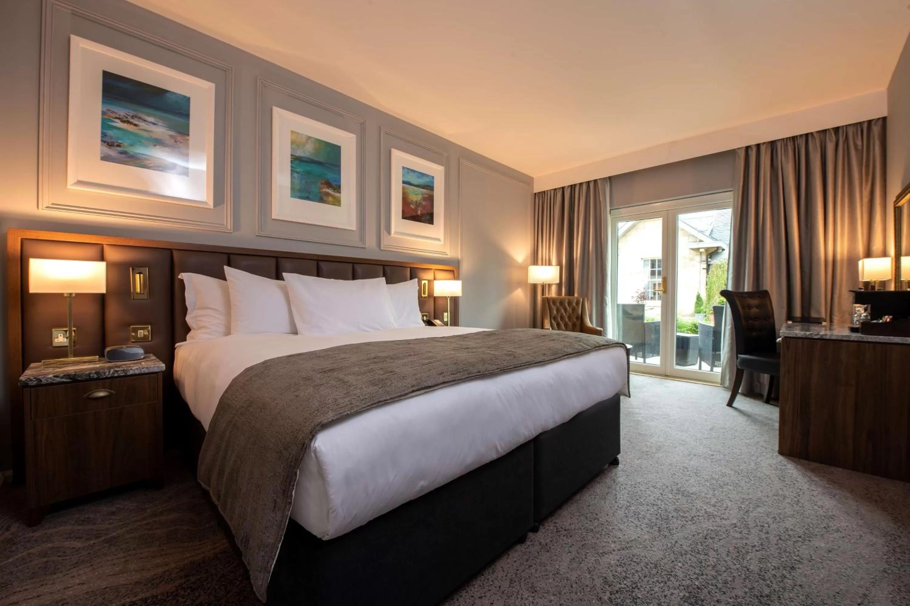 Superior King Room with Private Patio in Ness Walk