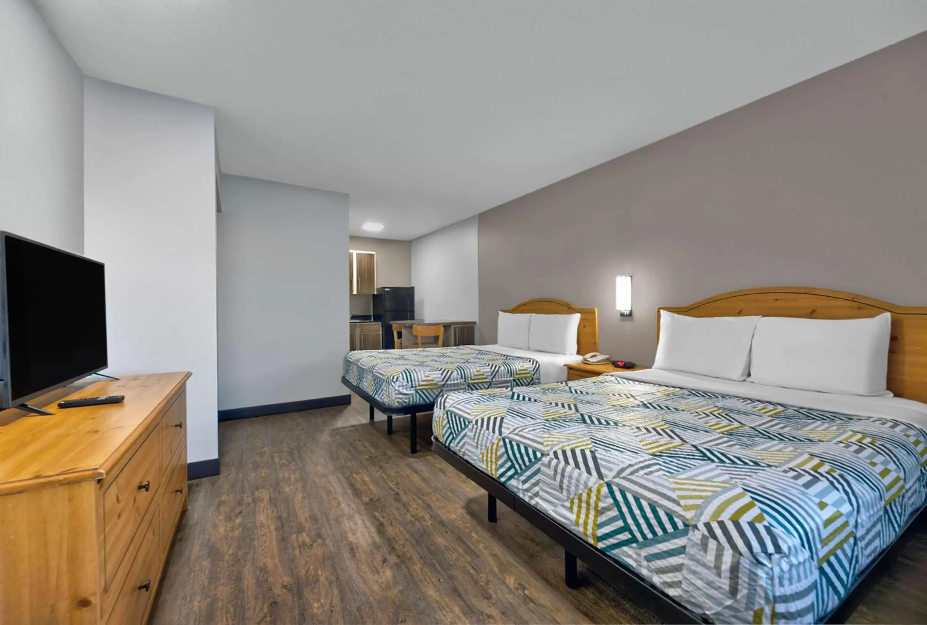 Queen Room with Two Queen Beds - single occupancy - Non-Smoking in Studio 6-North Richland Hills, TX - Fort Worth