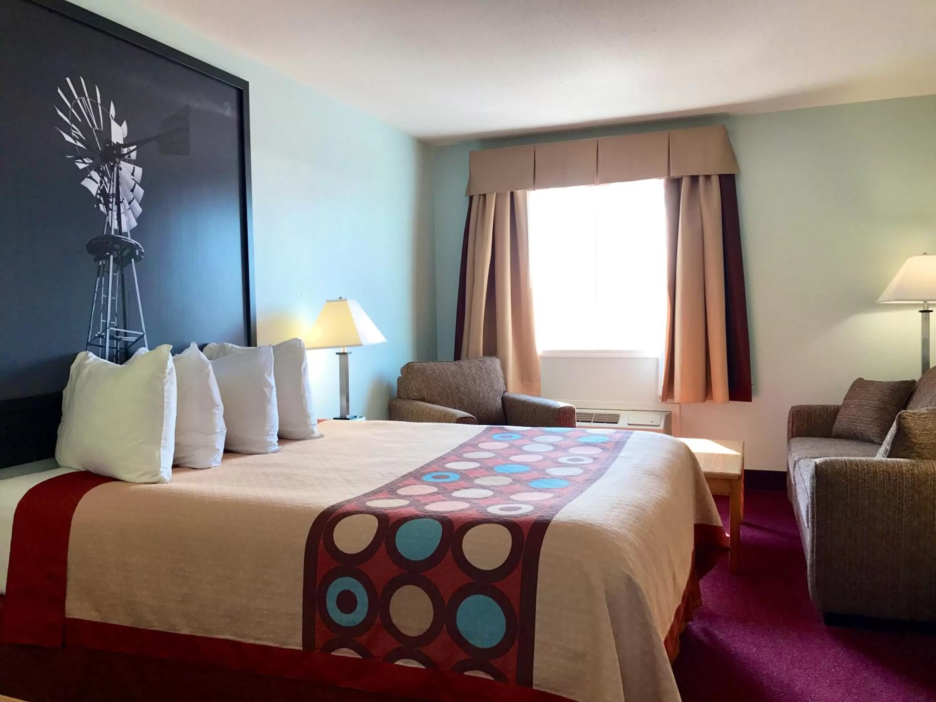 Deluxe Queen Room with Sofa Bed in Super 8 by Wyndham Kindersley