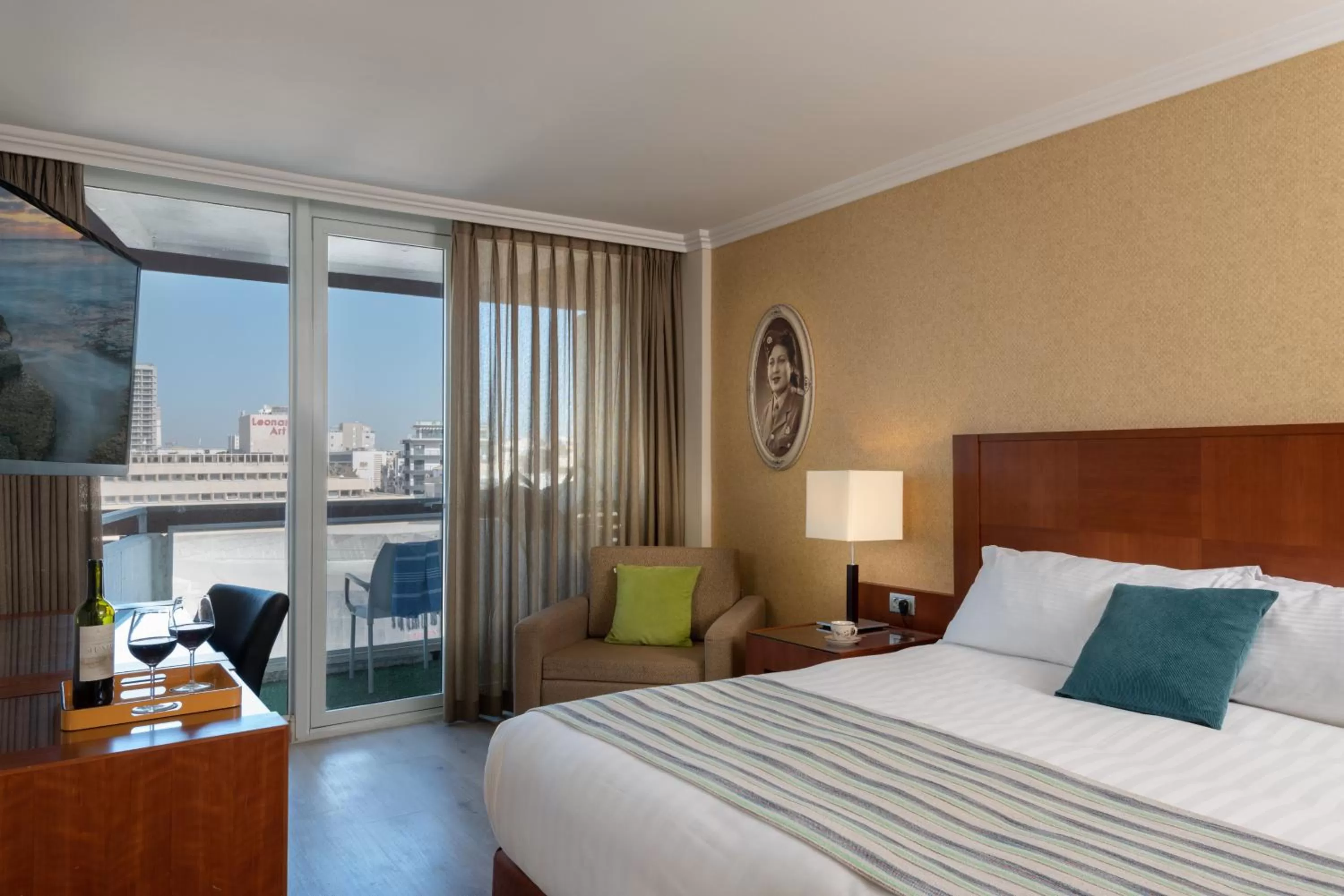 Deluxe Double Room with Sea View (2 Adults + 1 Child) in Herods Tel Aviv By The Beach