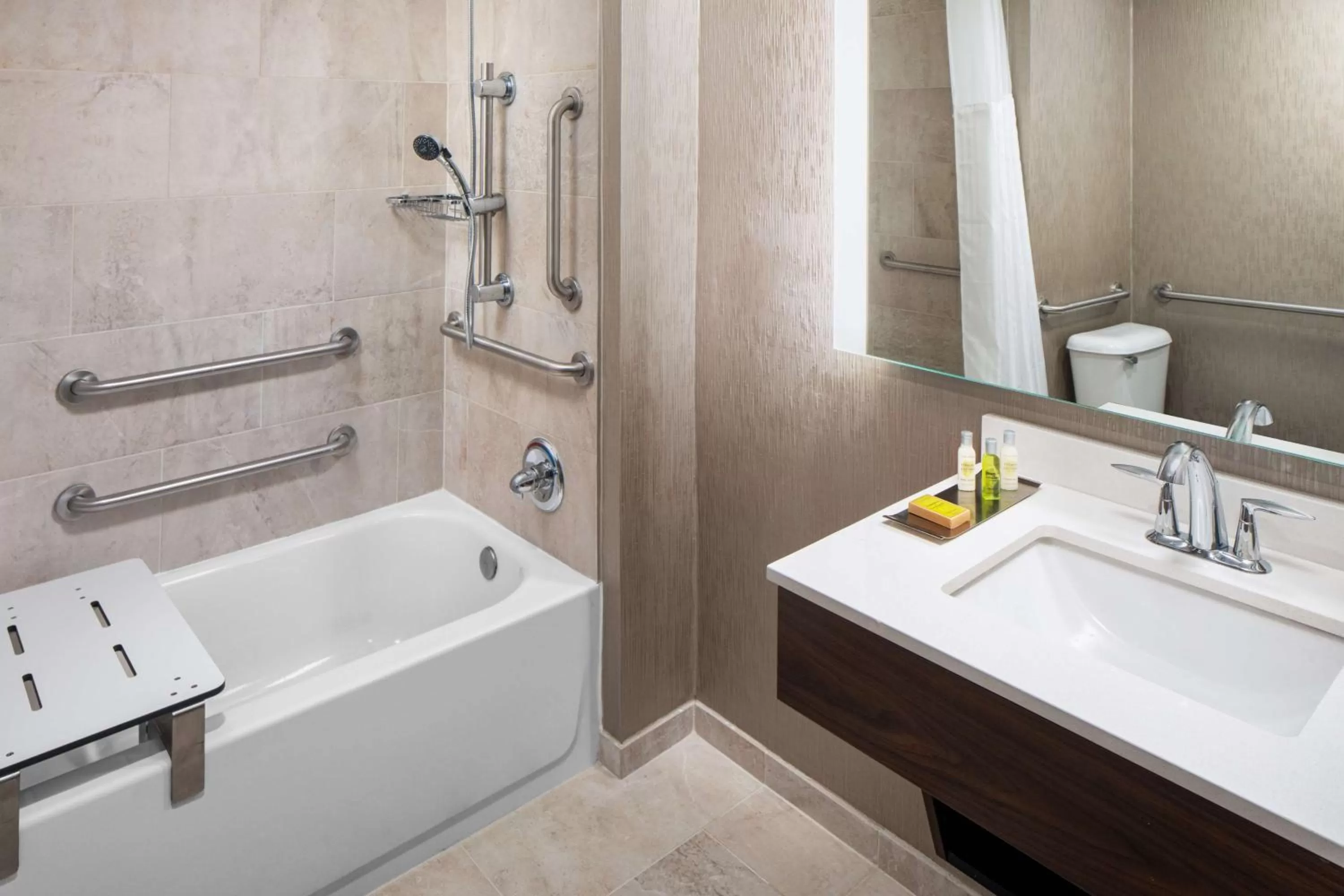 Queen Room with Two Queen Beds and Accessible Tub - Mobility Access in DoubleTree by Hilton Ann Arbor, MI