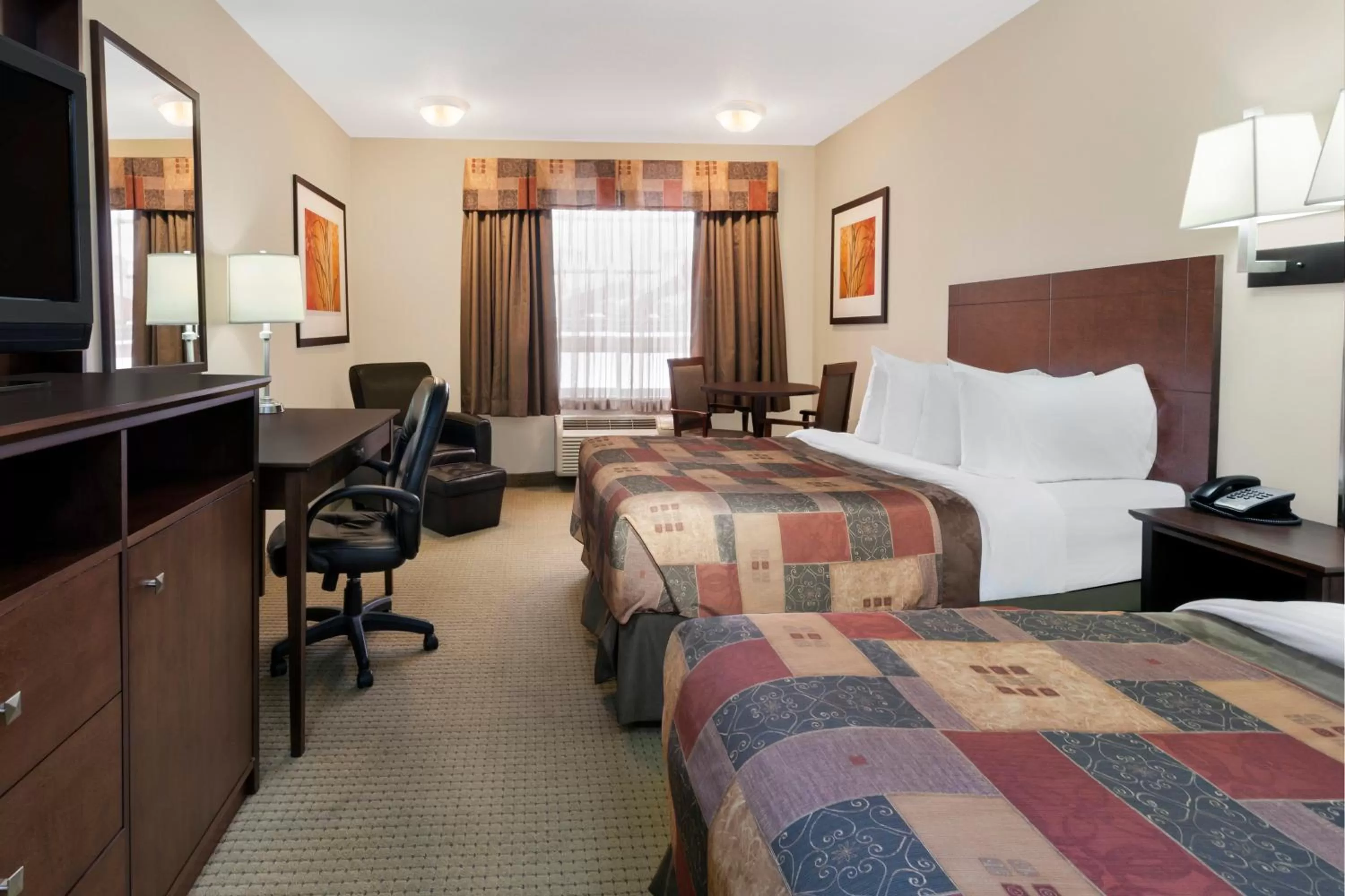 Queen Room with Two Queen Beds - Non-Smoking in Ramada by Wyndham Weyburn