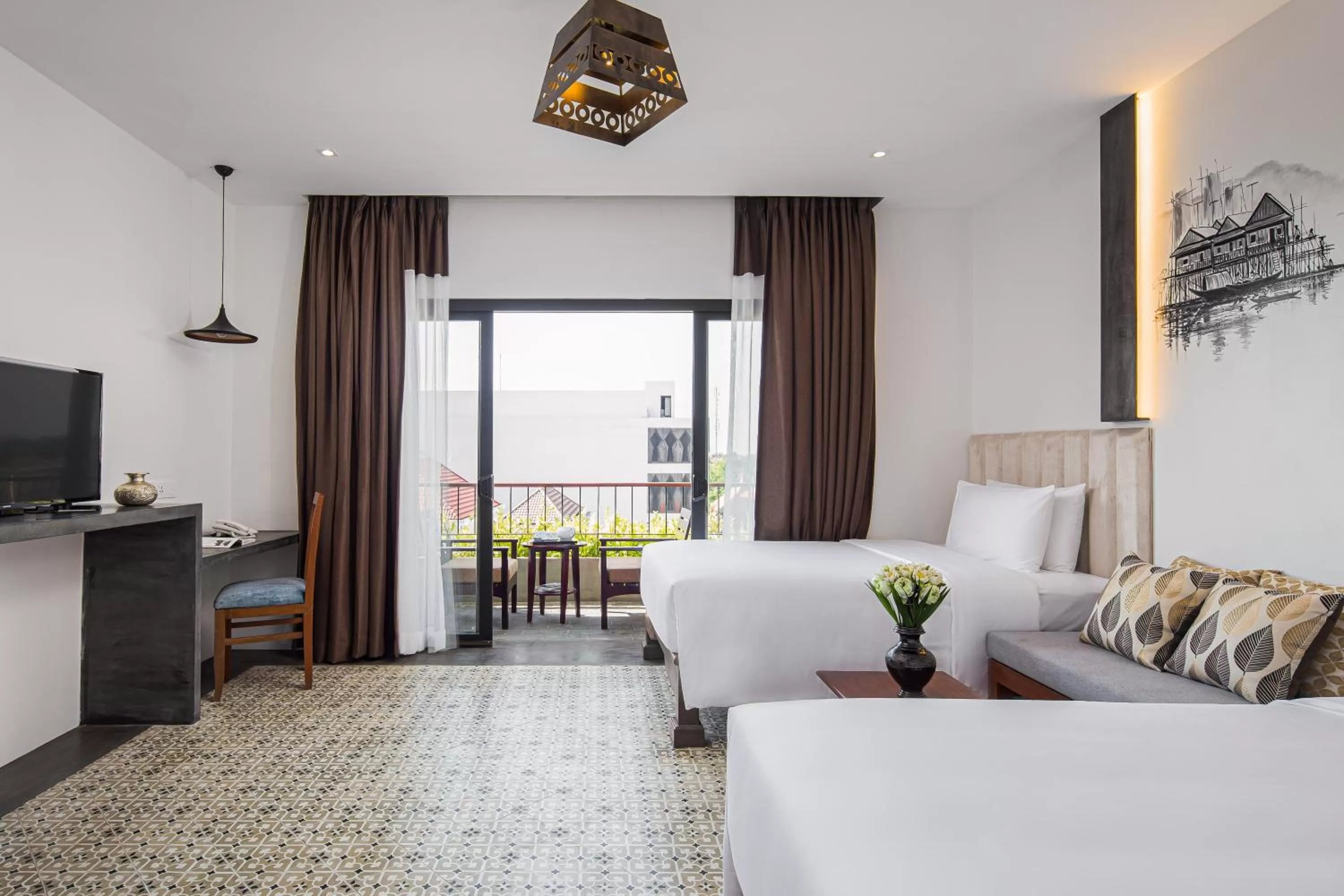 Deluxe Double or Twin Room with Pool View in Siem Reap Palace Hotel & Spa