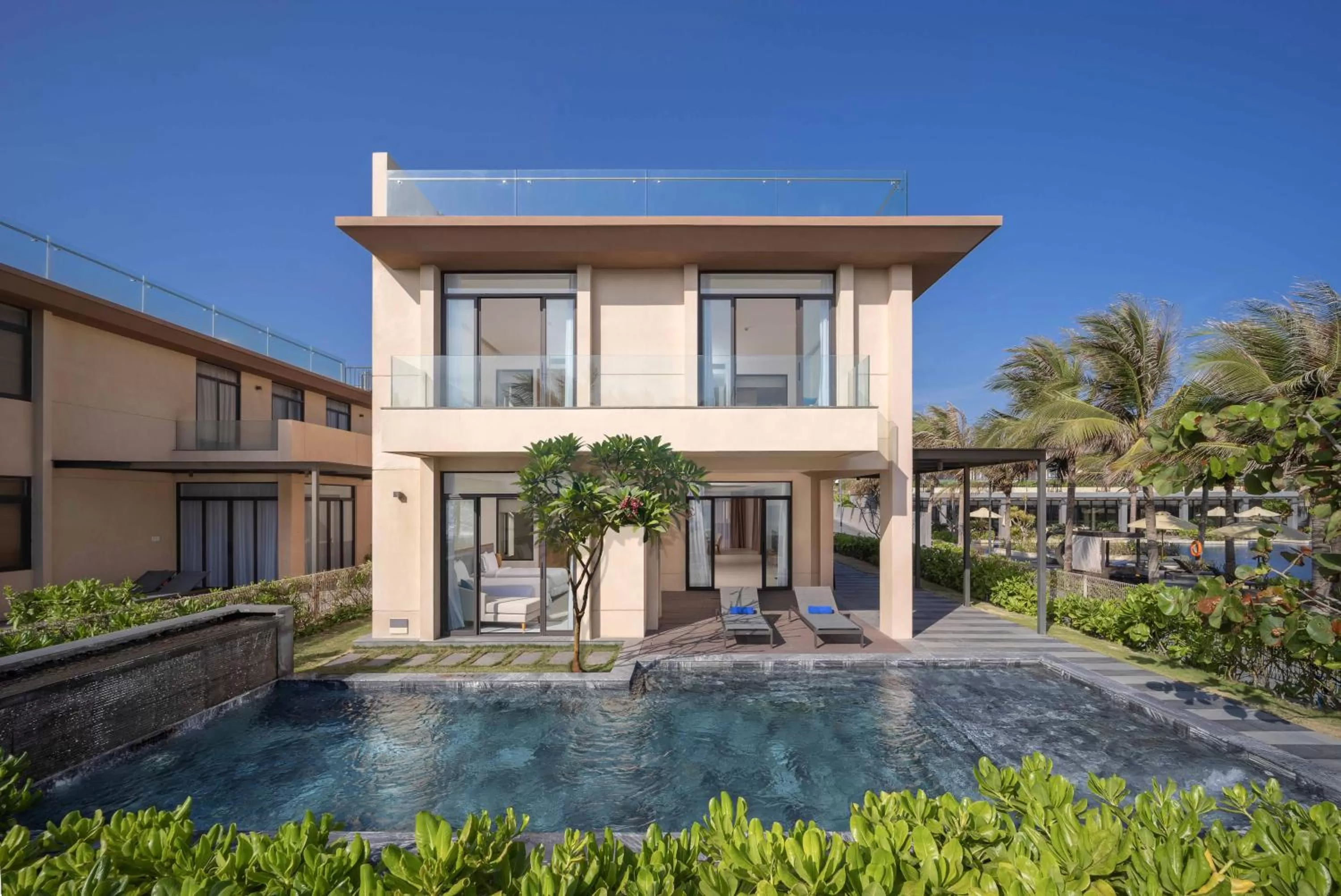 Beachfront Three-Bedroom Pool Villa in Wyndham Garden Cam Ranh Resort