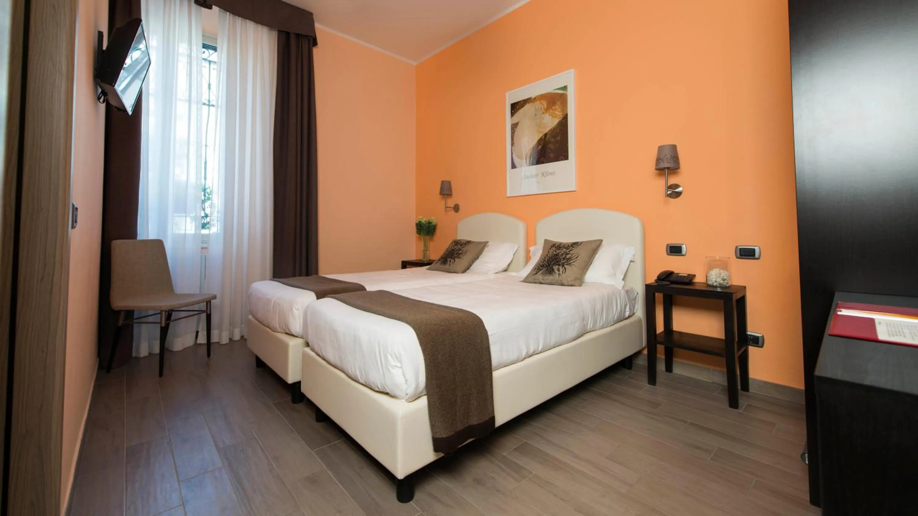 Twin Room in Hotel Florence Milano