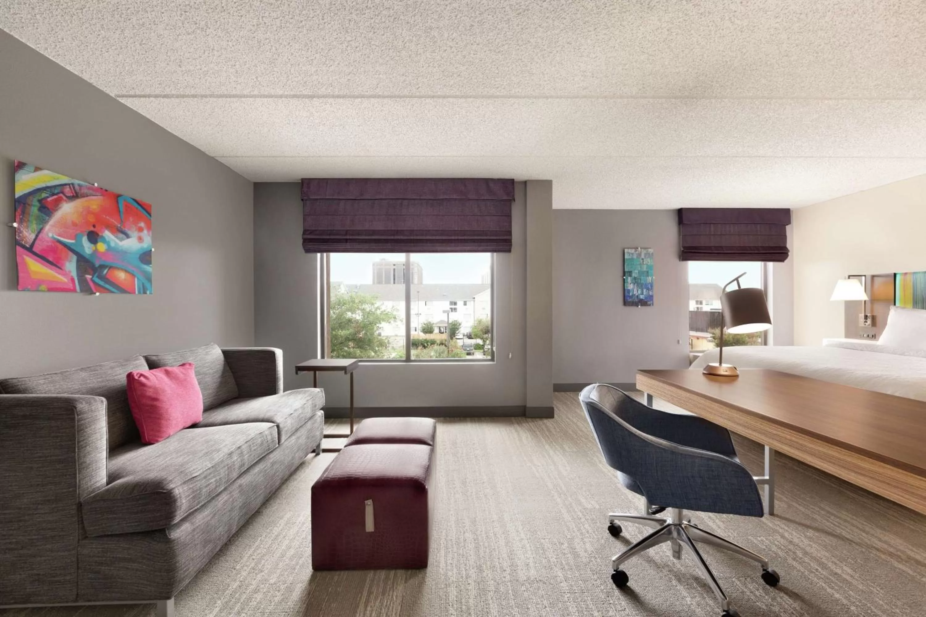 Studio Suite with Two Queen Beds and Sofa Bed - Non-Smoking in Hampton Inn - Houston/Brookhollow