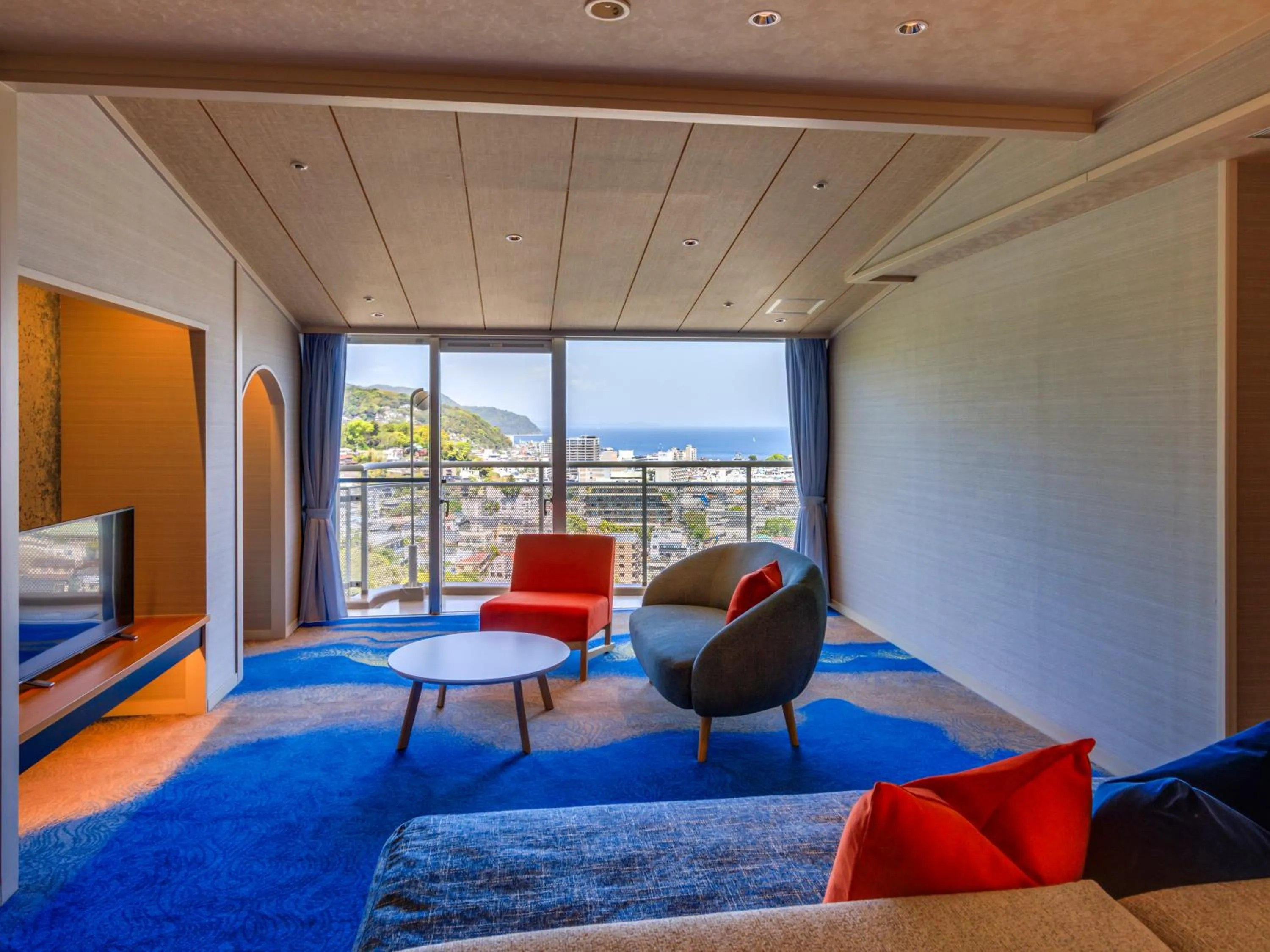 Triple Room with Ocean View in Ito Hotel Juraku