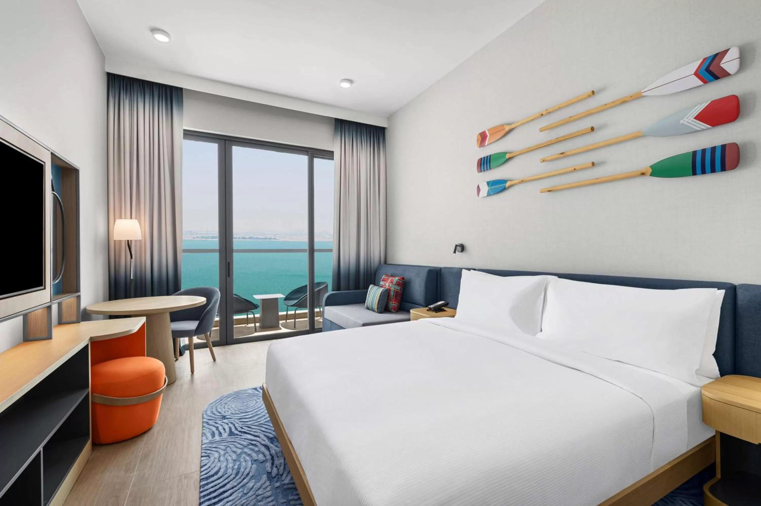King Room with Sofa Bed and Sea View in Hampton by Hilton Marjan Island