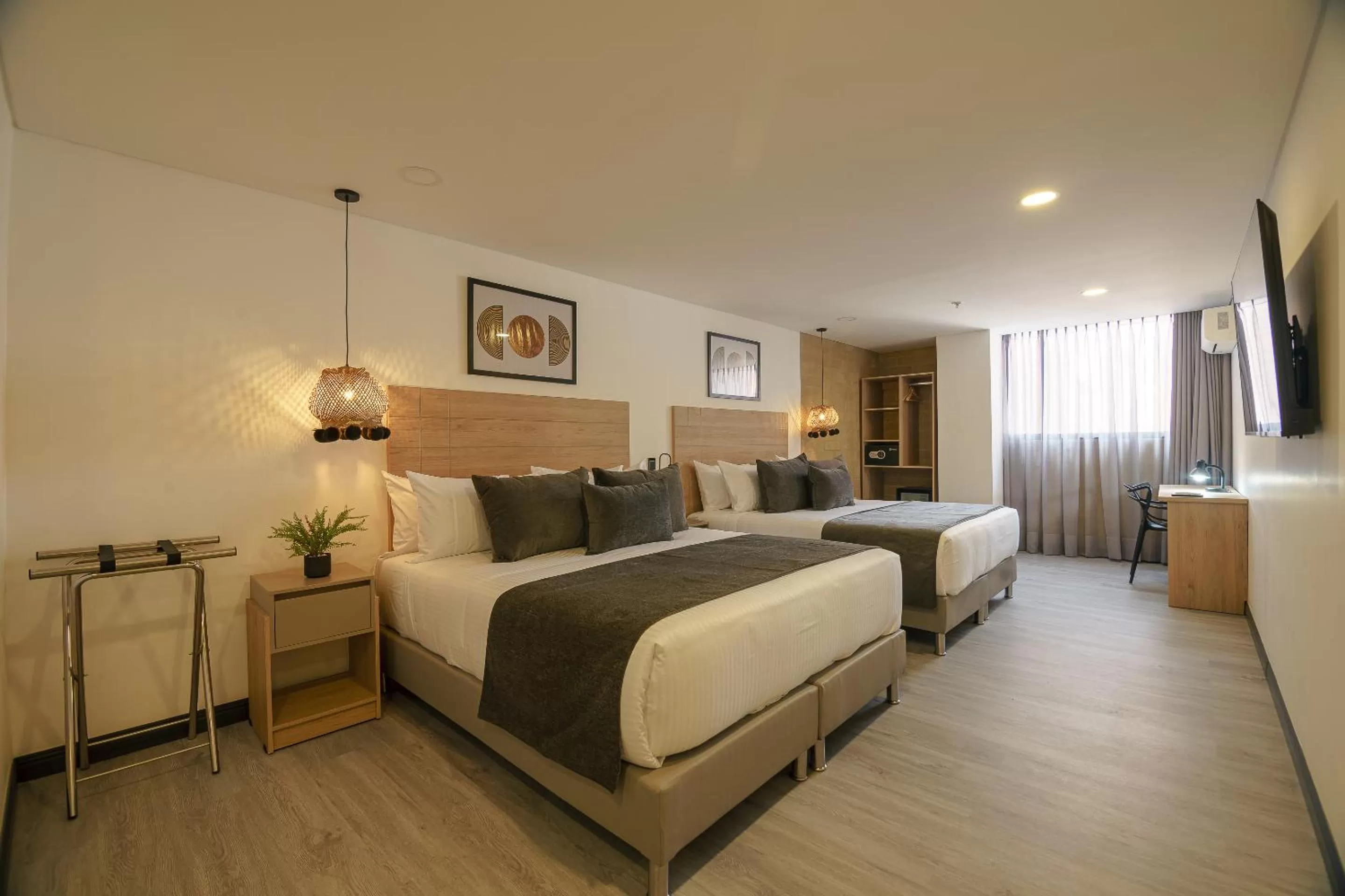 Superior Double Room with Two Double Beds in First Class Hotel