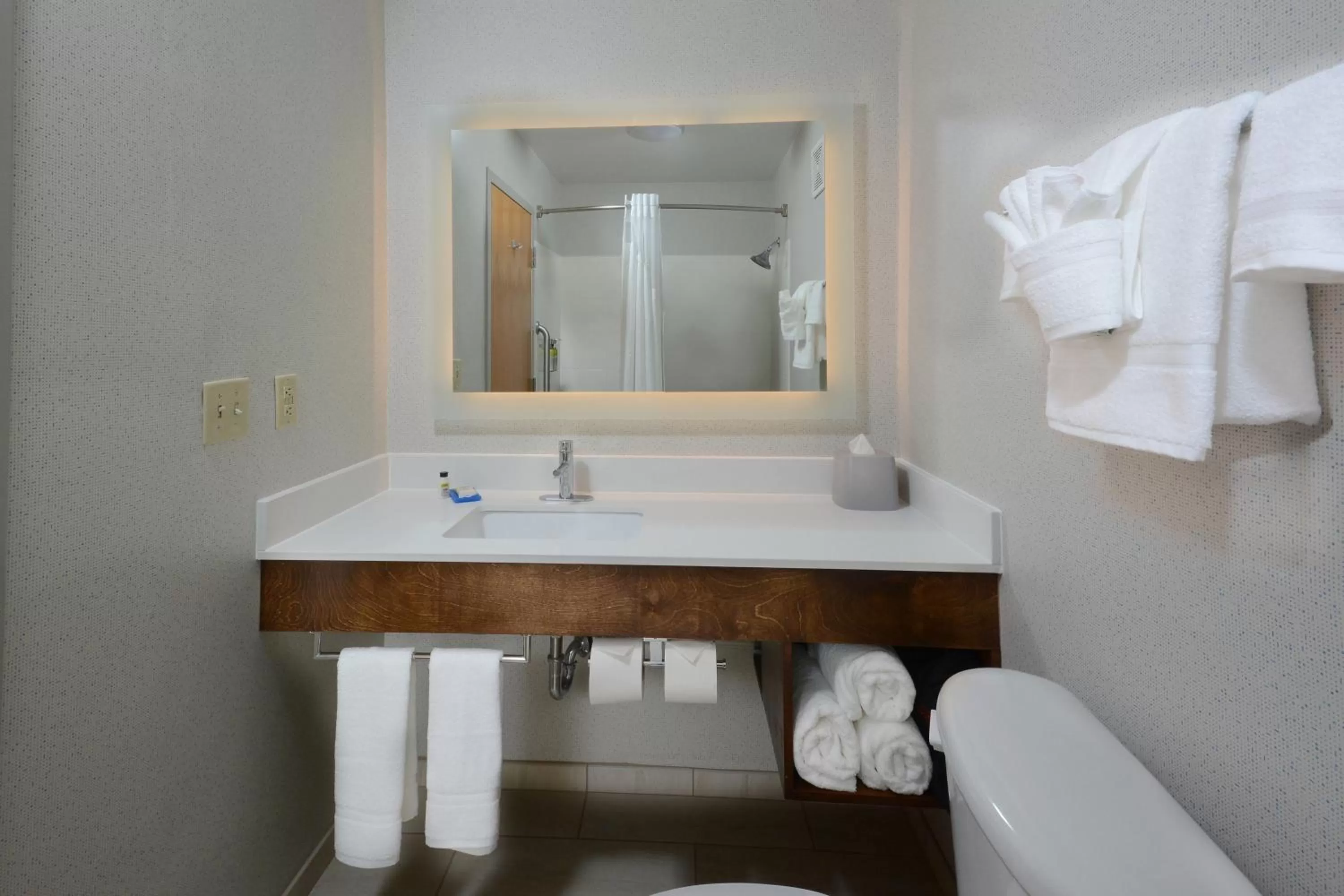 King Room with Mobility Accessible Roll-In Shower - Non-Smoking in Holiday Inn Express Danville by IHG