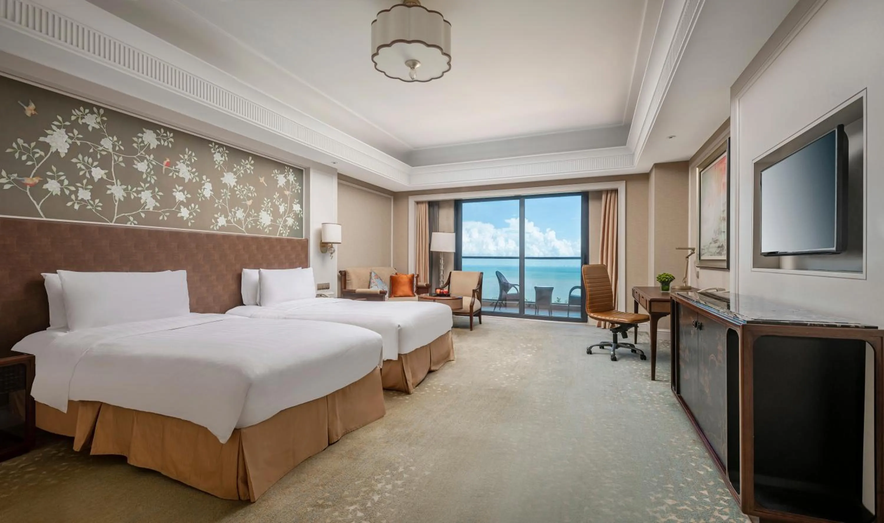Executive Room with Two Single Beds - Ocean View in Grand Hotel Haikou - Managed by Accor
