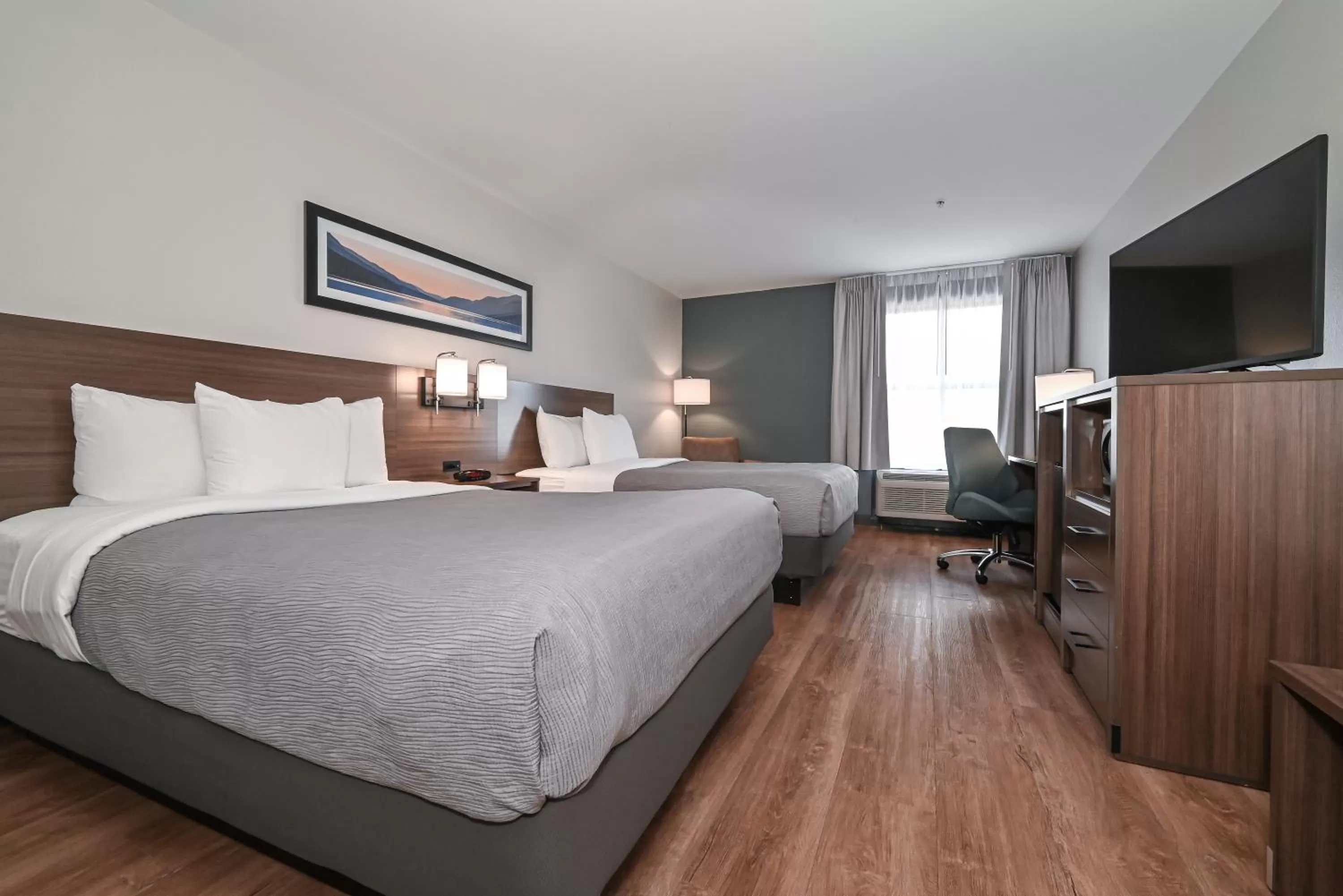 Standard Double Room with Two Double Beds, Exterior Hall in Quality Inn & Suites Matthews