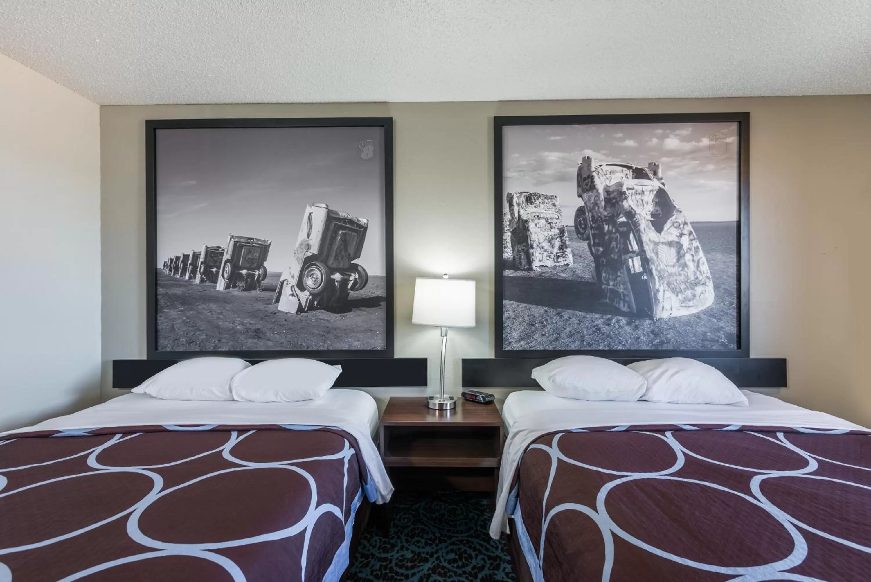 Queen Room with Two Queen Beds - Non-Smoking in Super 8 by Wyndham Tucumcari