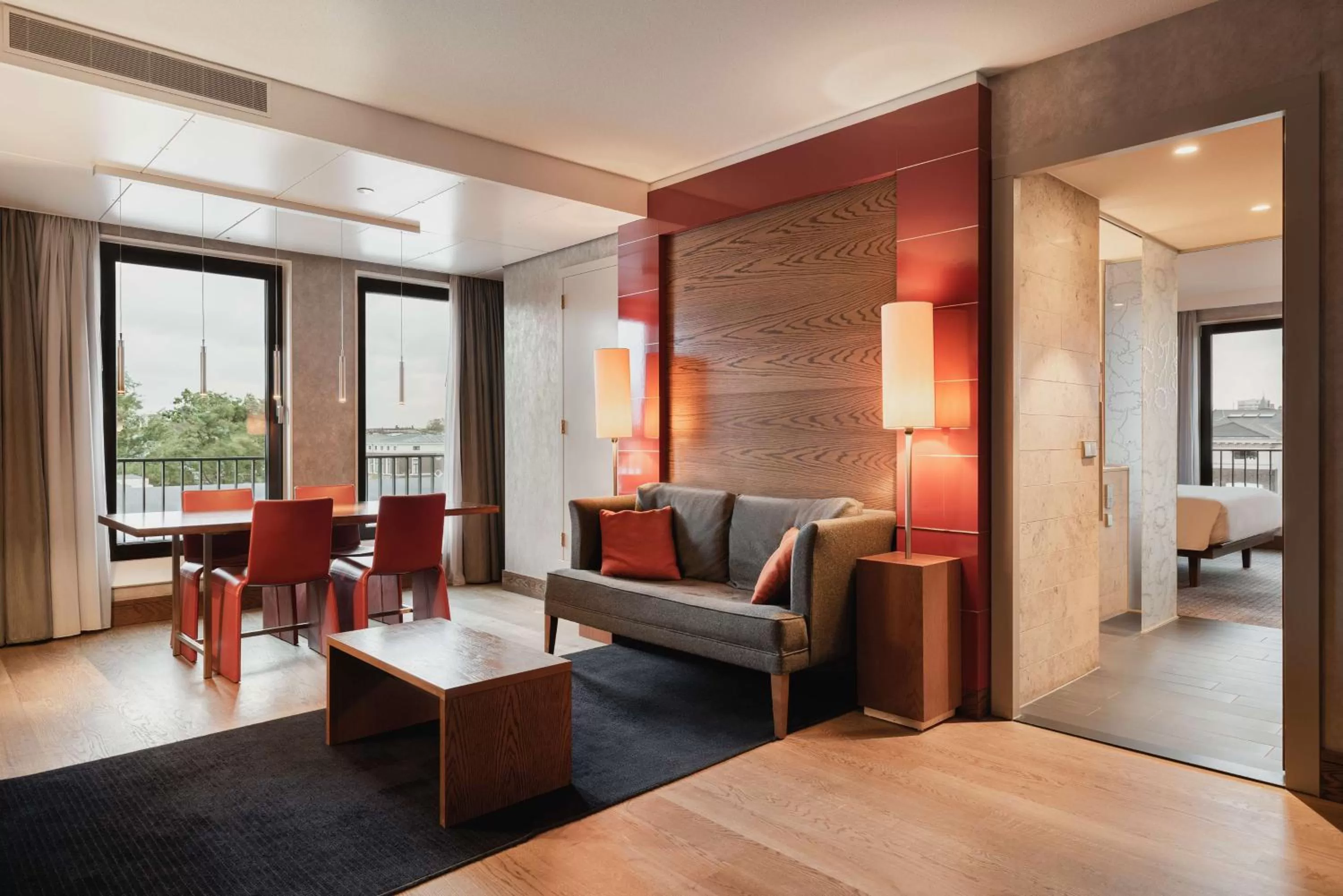 One-Bedroom King Suite - Lounge Access in Hilton The Hague