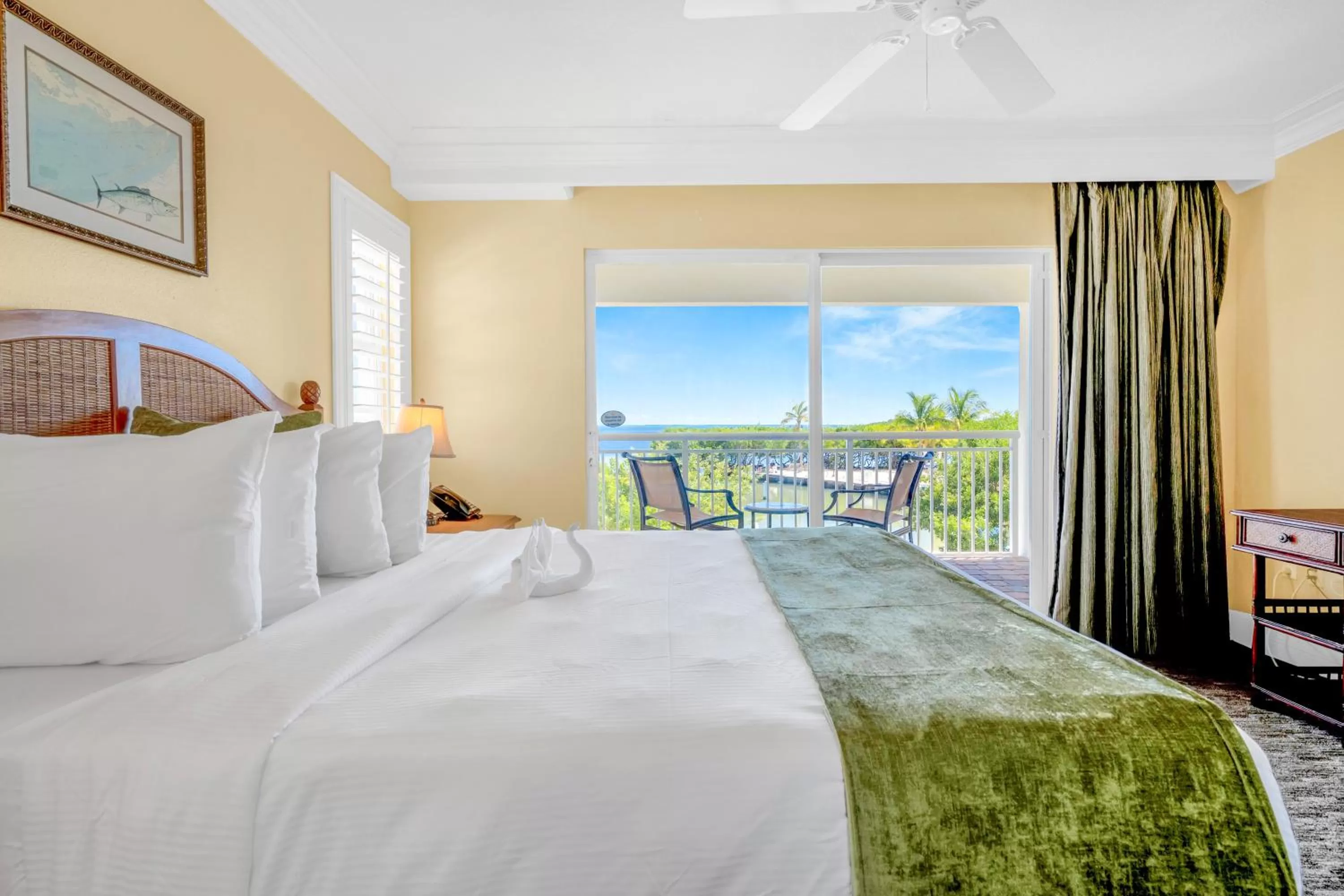 Queen Room with Mobility Access, Ocean View and Roll-In Shower, Non-Smoking in Dove Creek Resort & Marina, Trademark Collection by Wyndham