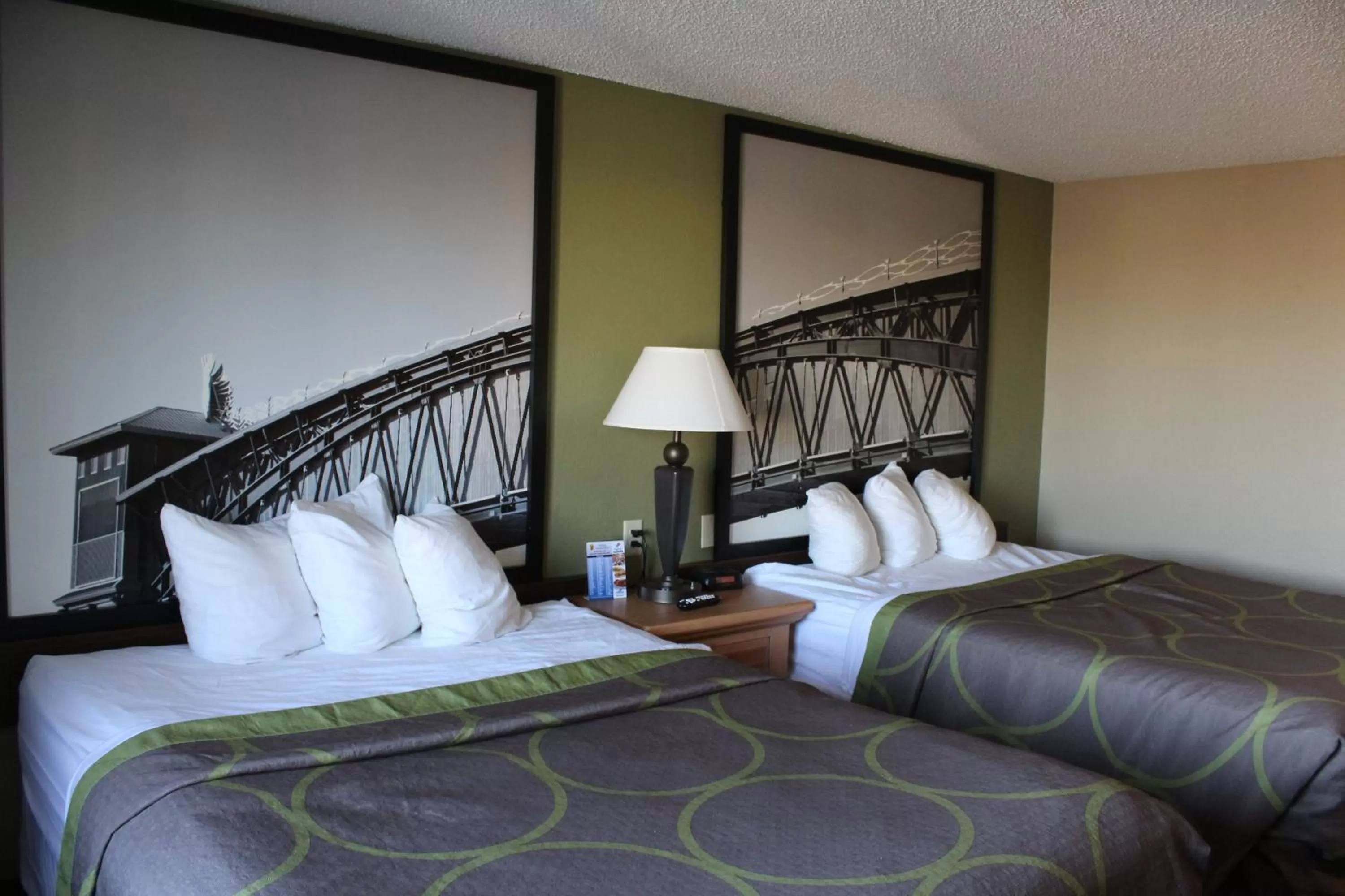 Queen Room with Two Queen Beds - Non-Smoking in Super 8 by Wyndham Kearney