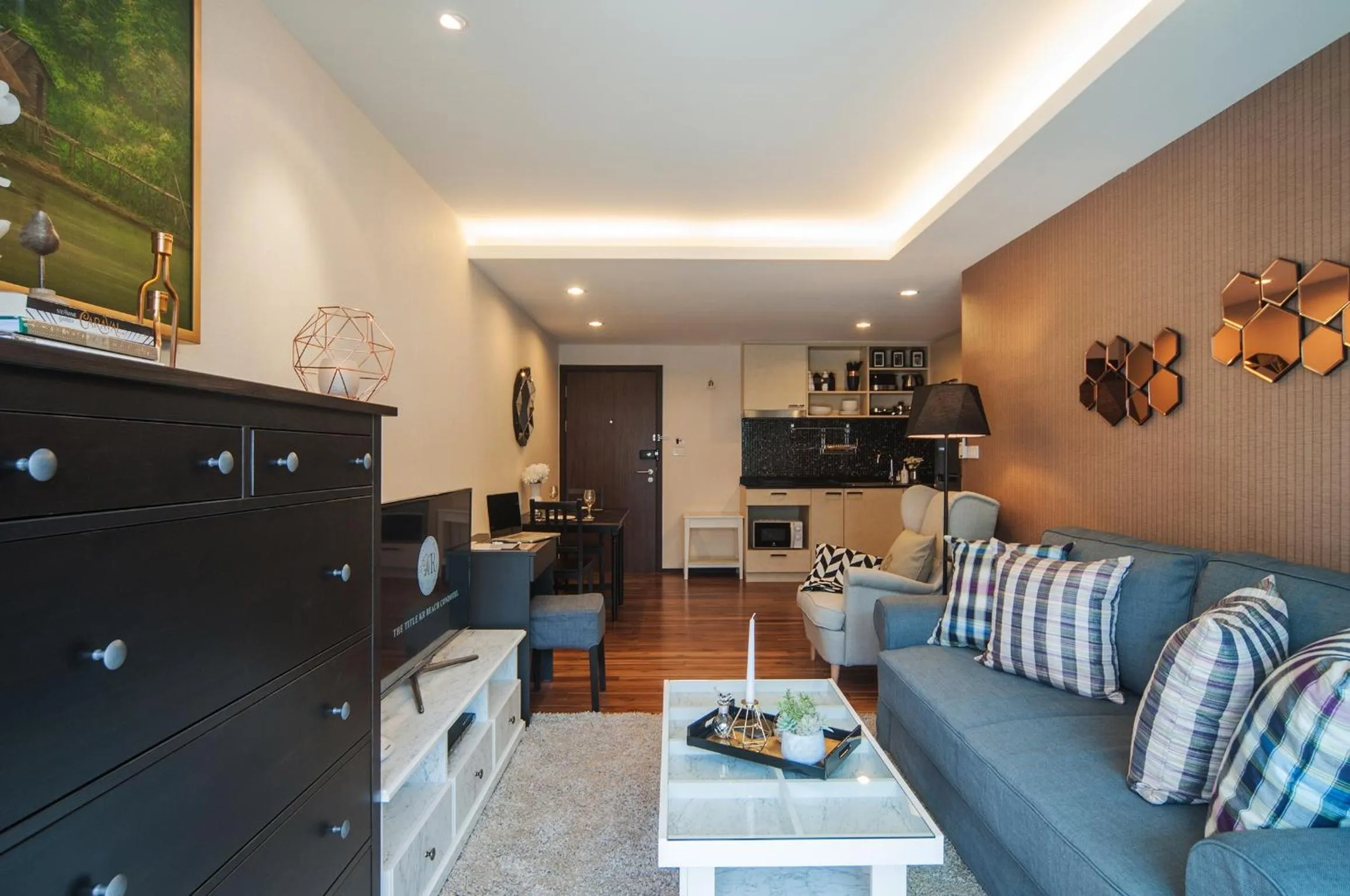 One-Bedroom Suite with Pool View in The Title KR Beach Condotel Rawai Beach