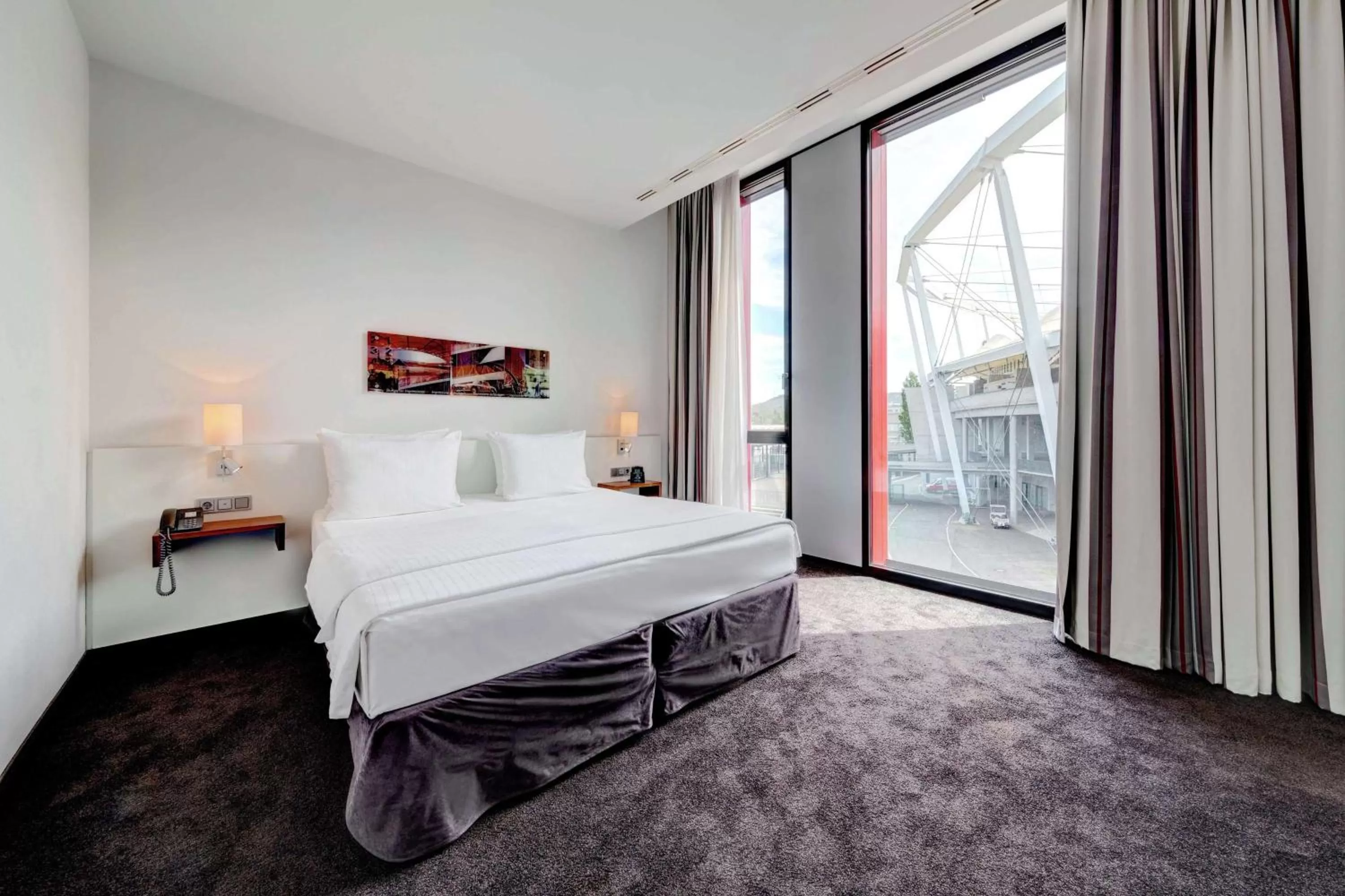 Junior Suite with Sauna, King Bed and Sofa Bed (4 Adults)  in Hilton Garden Inn Stuttgart NeckarPark